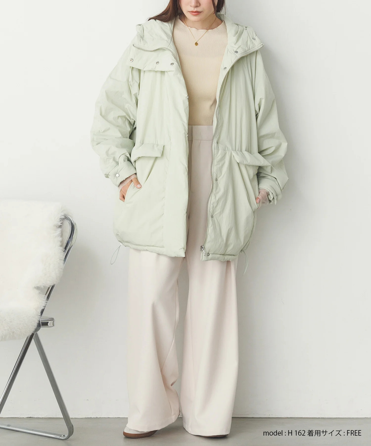 中綿ミディアム フードコート