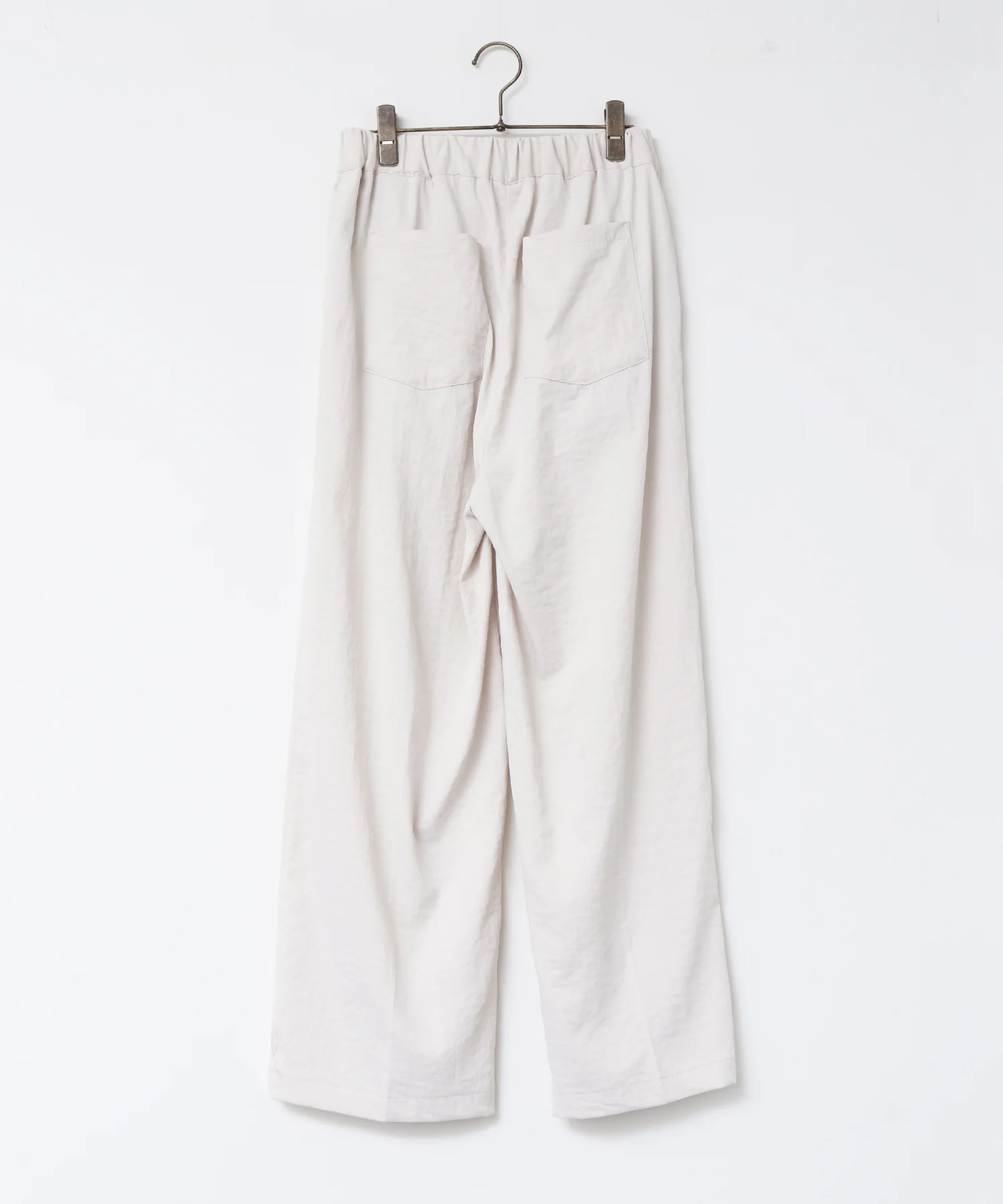 コットンライク気流染め イージーストレートパンツ