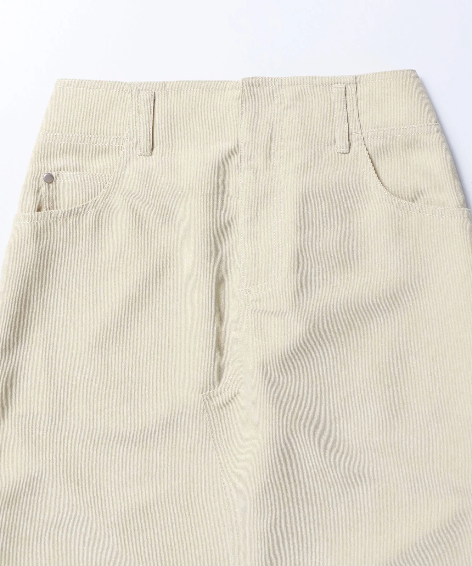 細コールタイトスカート