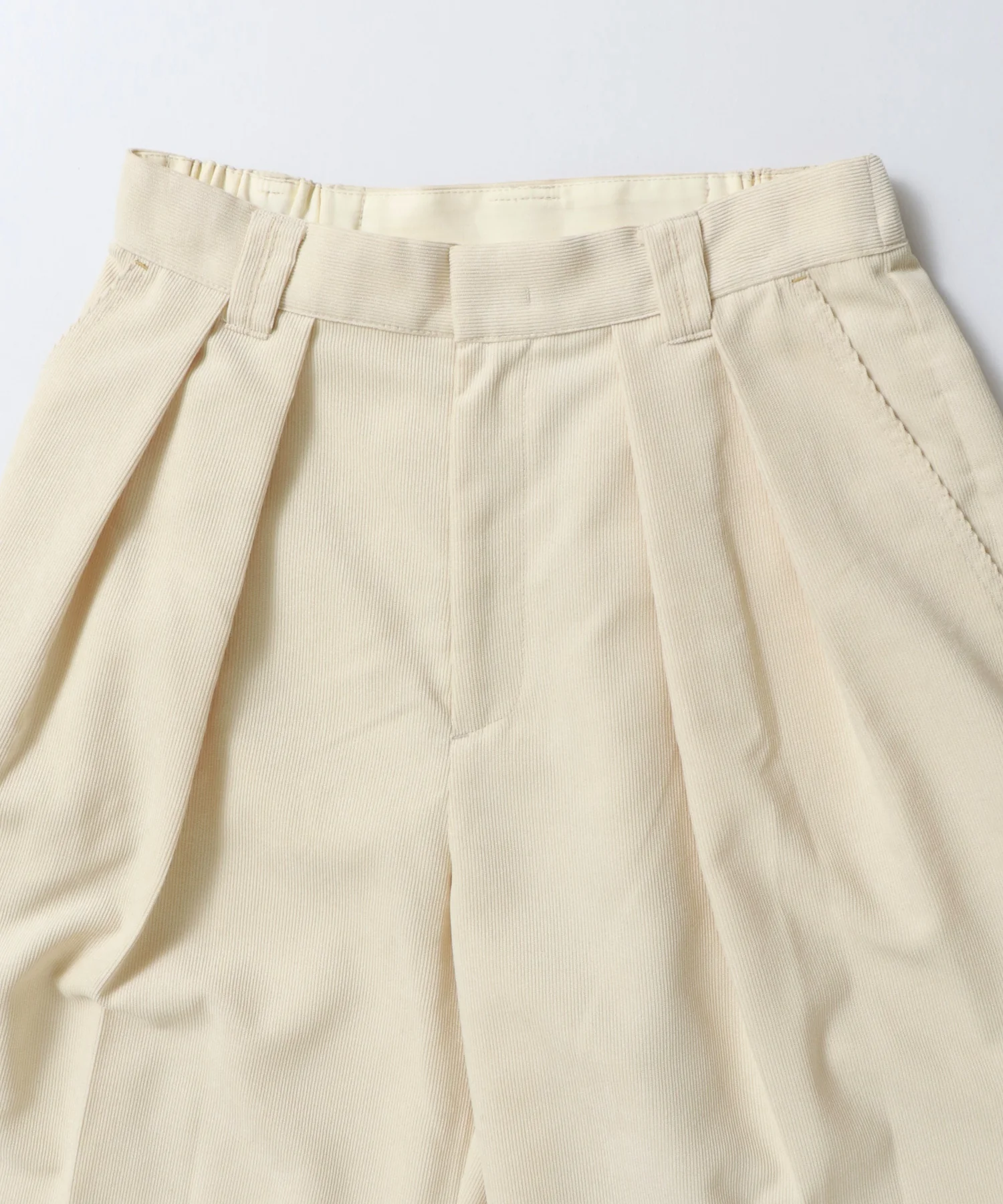 細コール 2タックパンツ