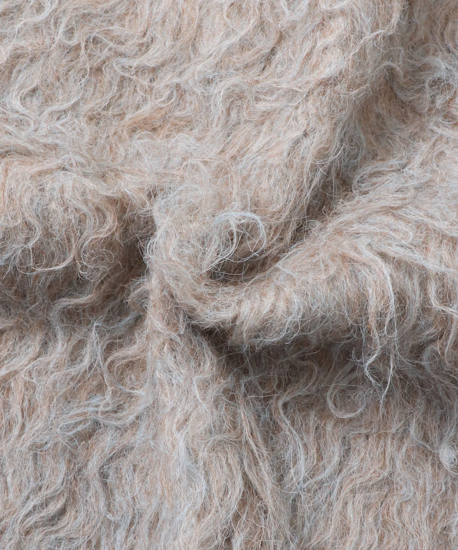 起毛シャギー ニットカーディガン