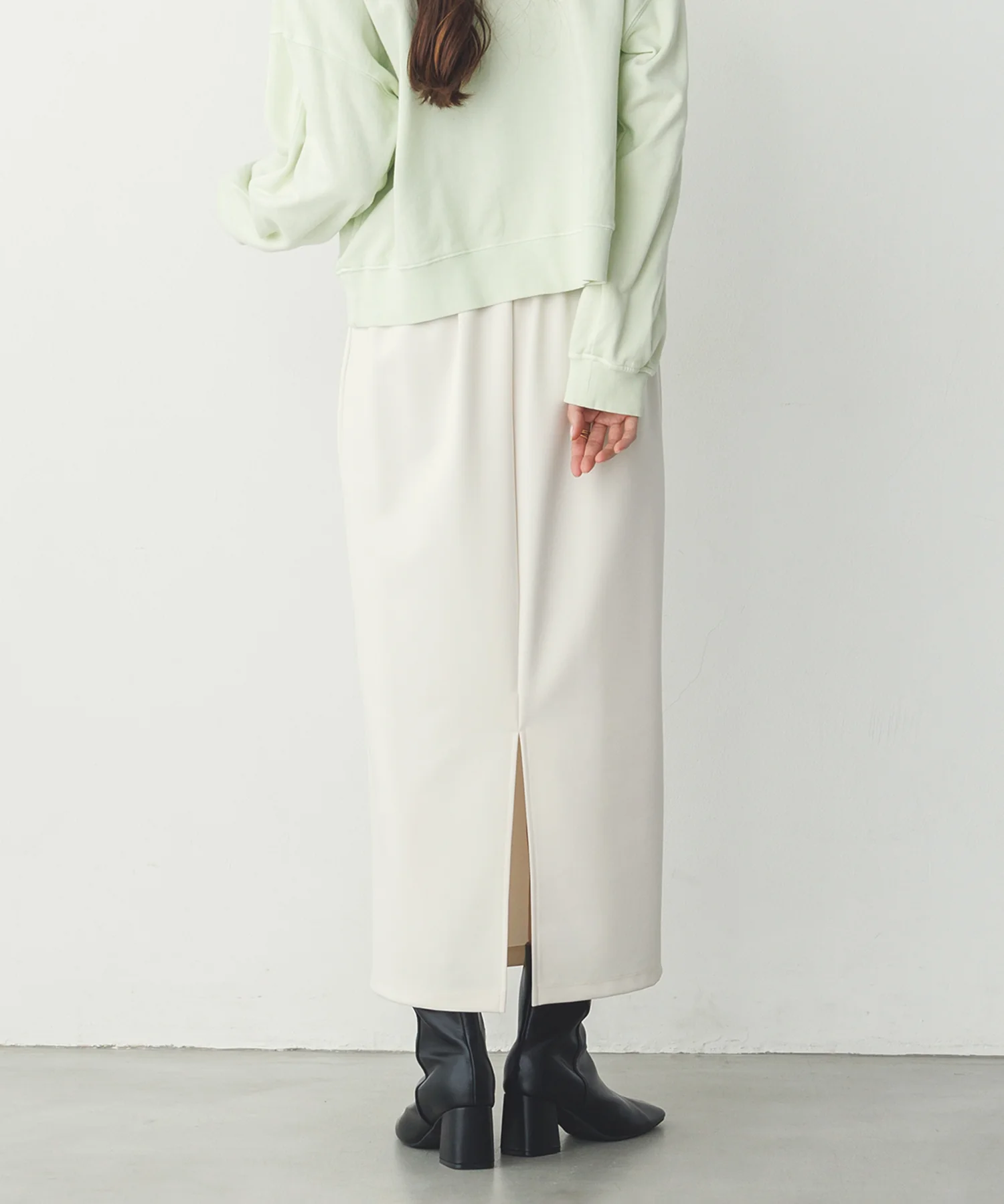 シアーポンチ レイヤードスカートセット