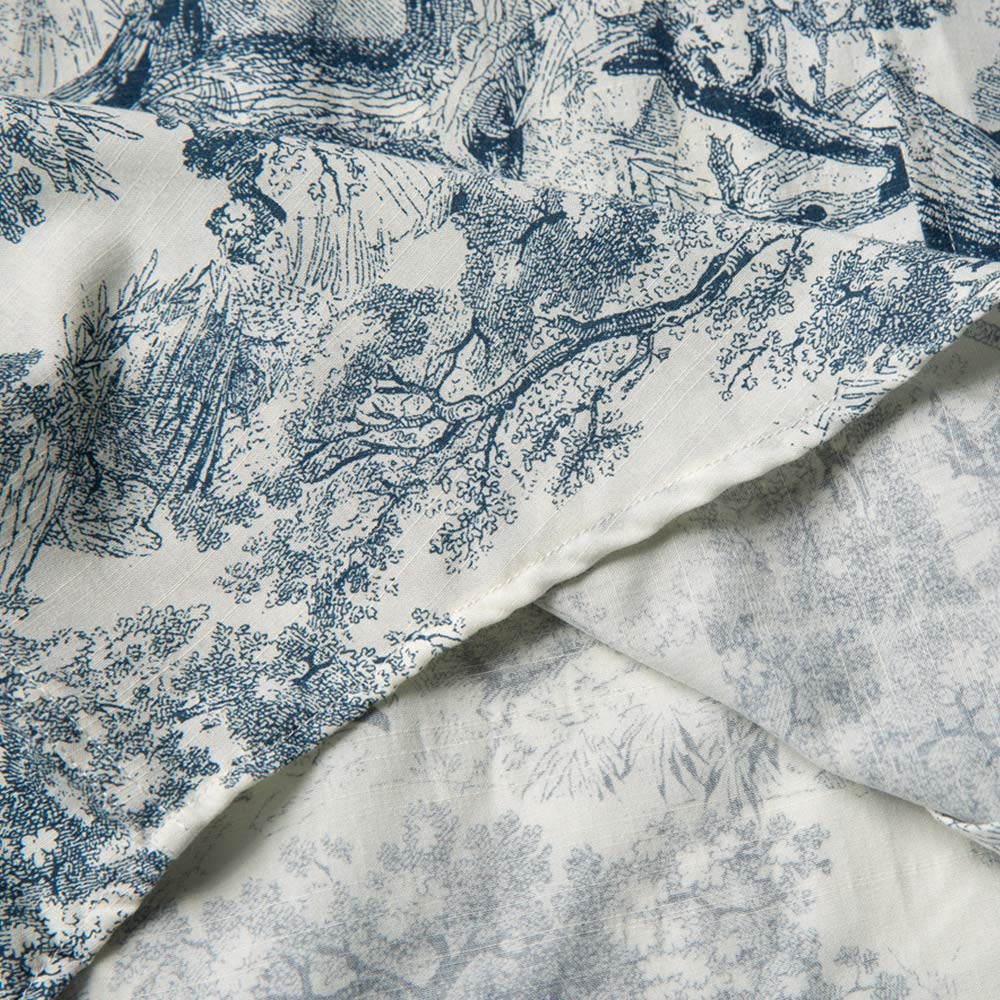 トワルドジュイ 　「タイガー＆ジャングル柄」開襟シャツ