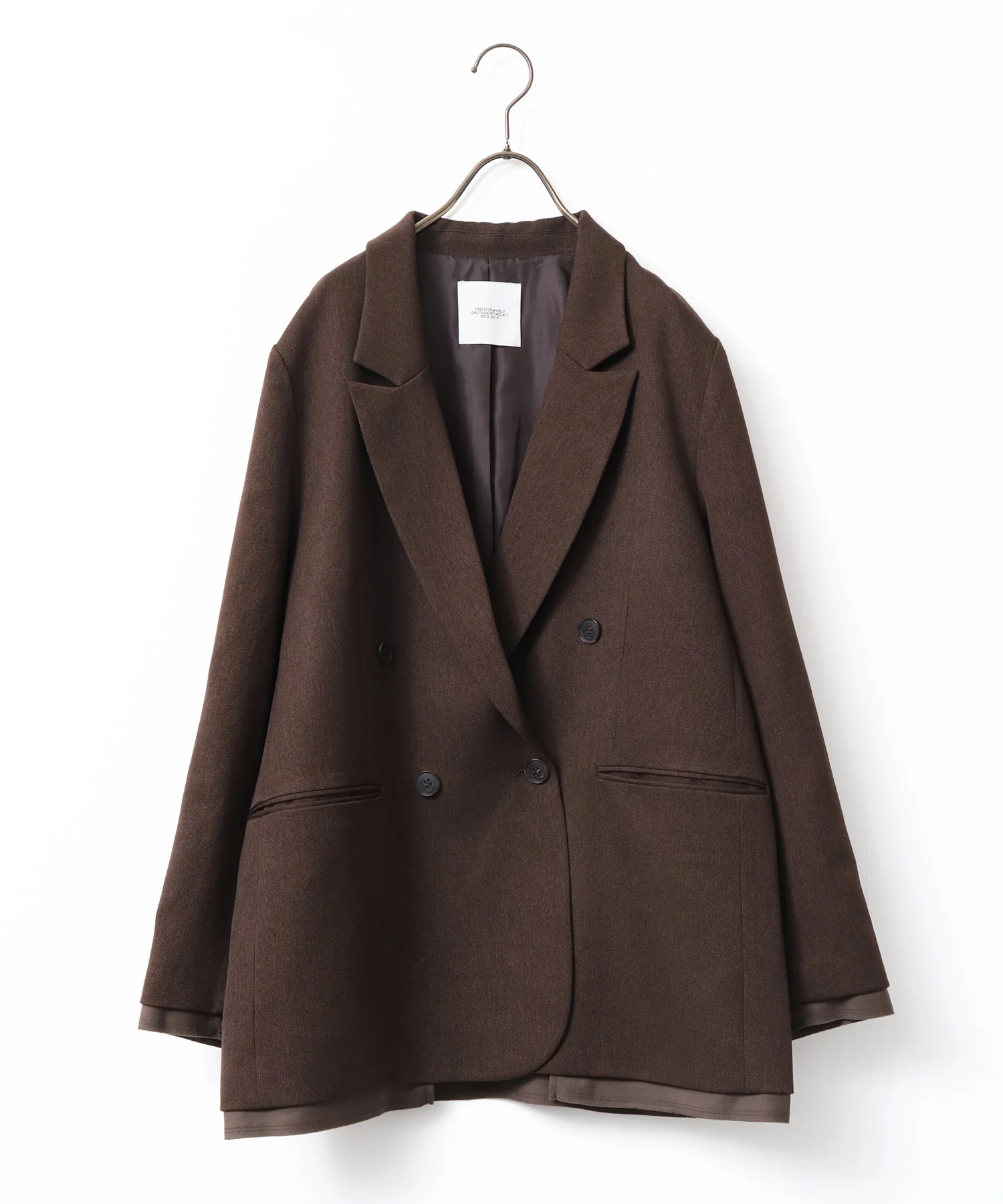 ストライプ ダブルジャケット