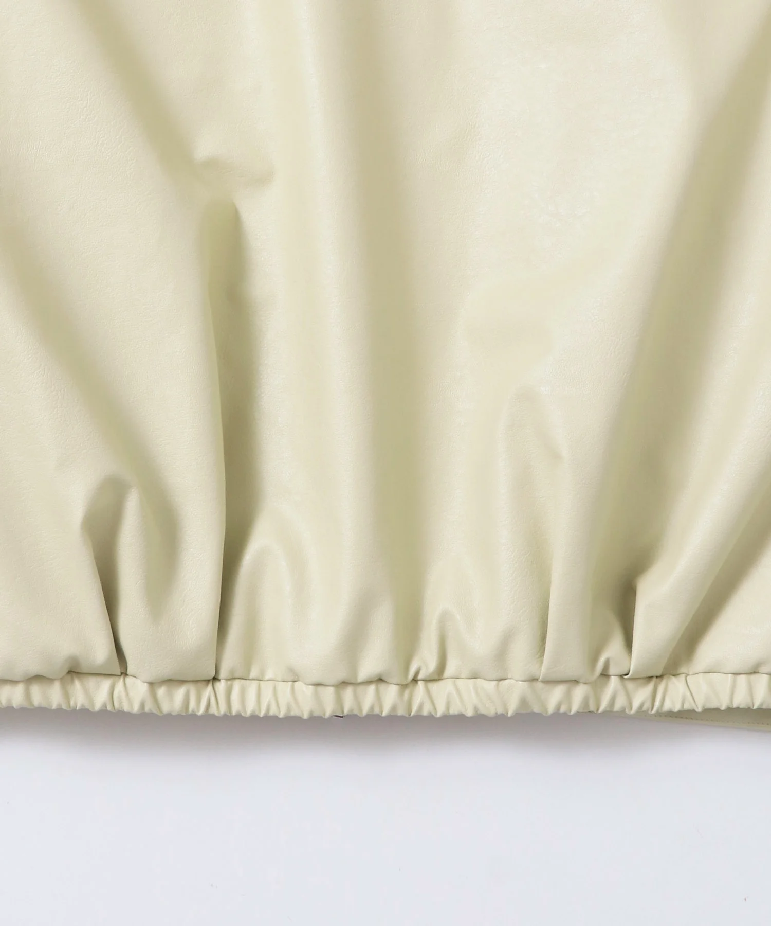 フェイクレザー オーバーブルゾン