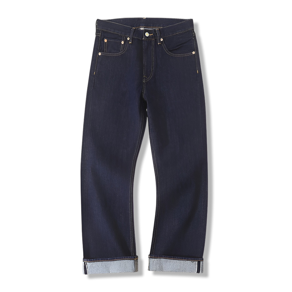 80’sモダンヴィンテージ　セミフレア セルビッジデニムパンツ