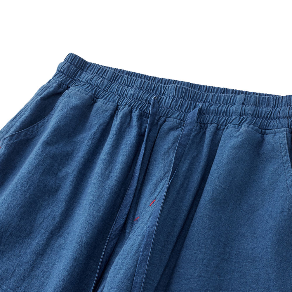 藍染 メンズコットンワイドパンツ
