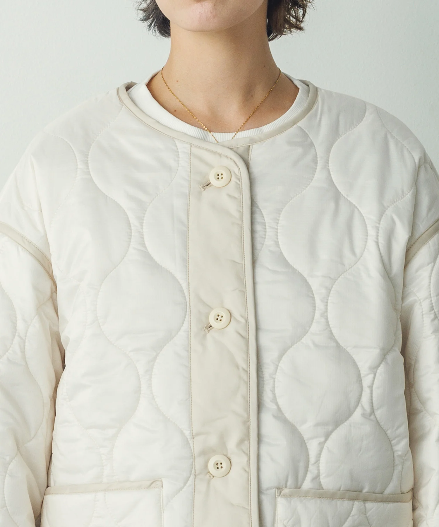 キルティング リバーシブルジャケット