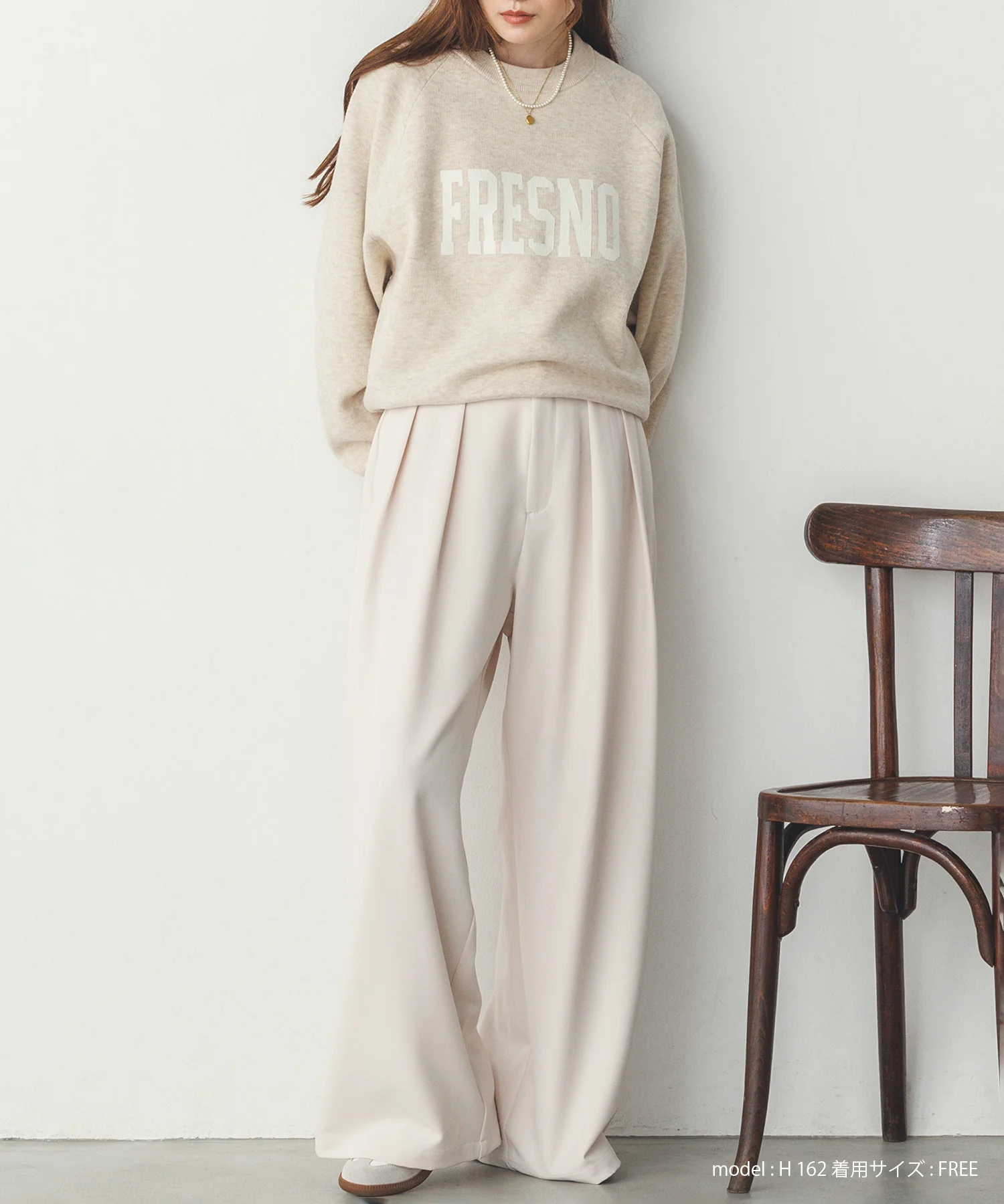 【WEB限定/別注】【新色追加】スウェットライクロゴニット