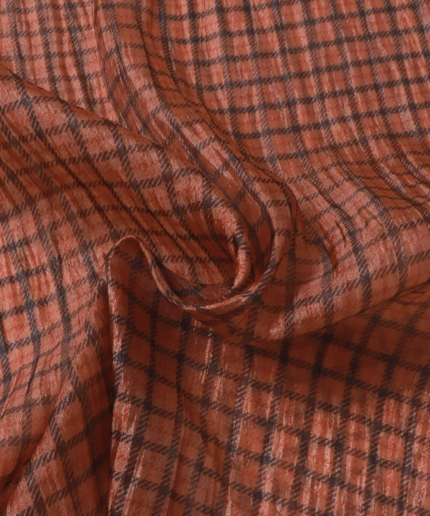 チェック シアートップス