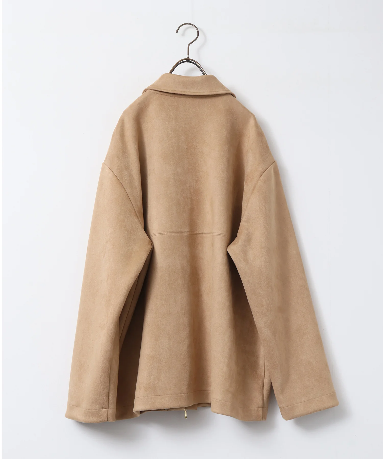 フェイクスウェード Wジップオーバーブルゾン