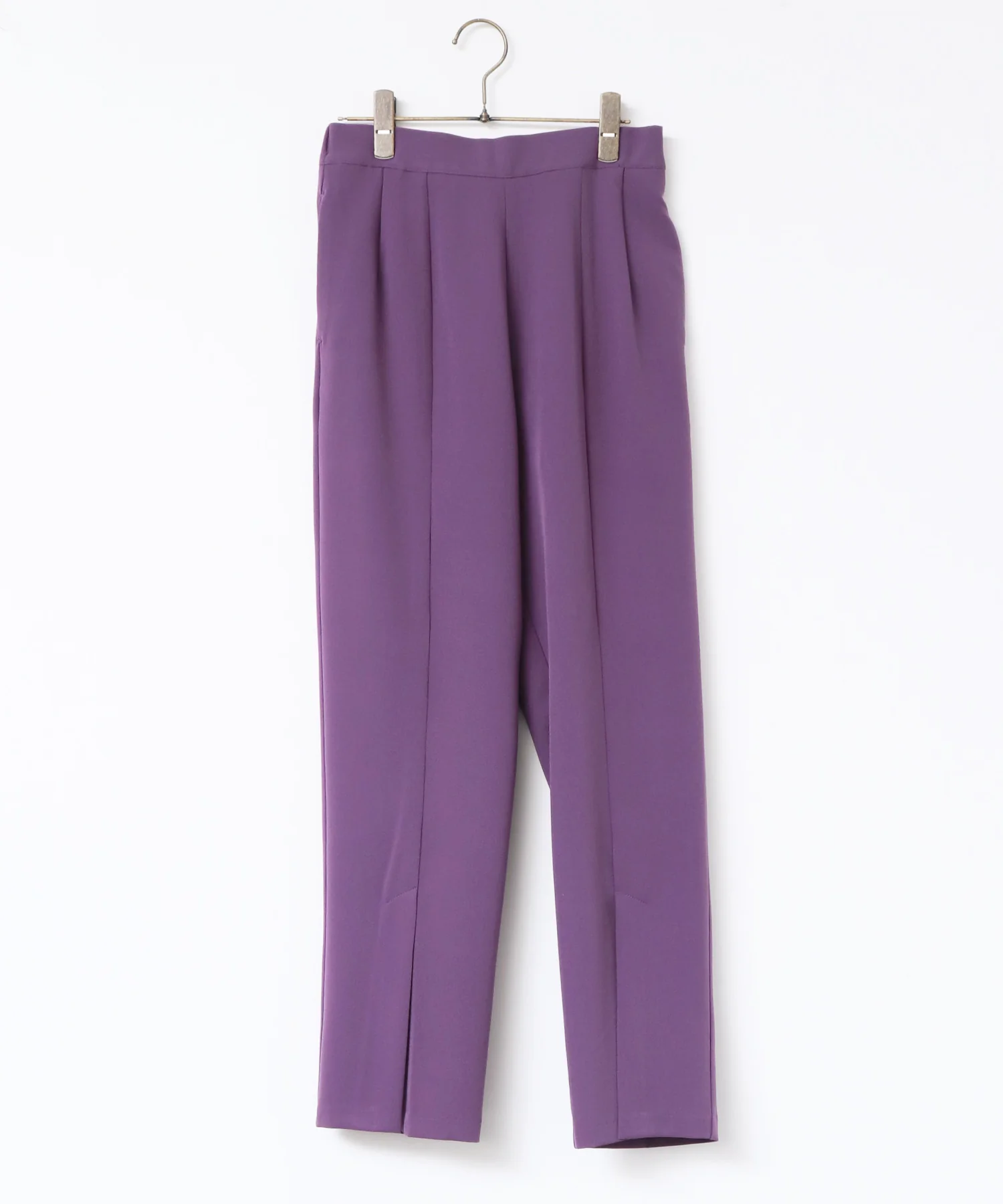 【ストレッチ】センターベンツ テーパードパンツ