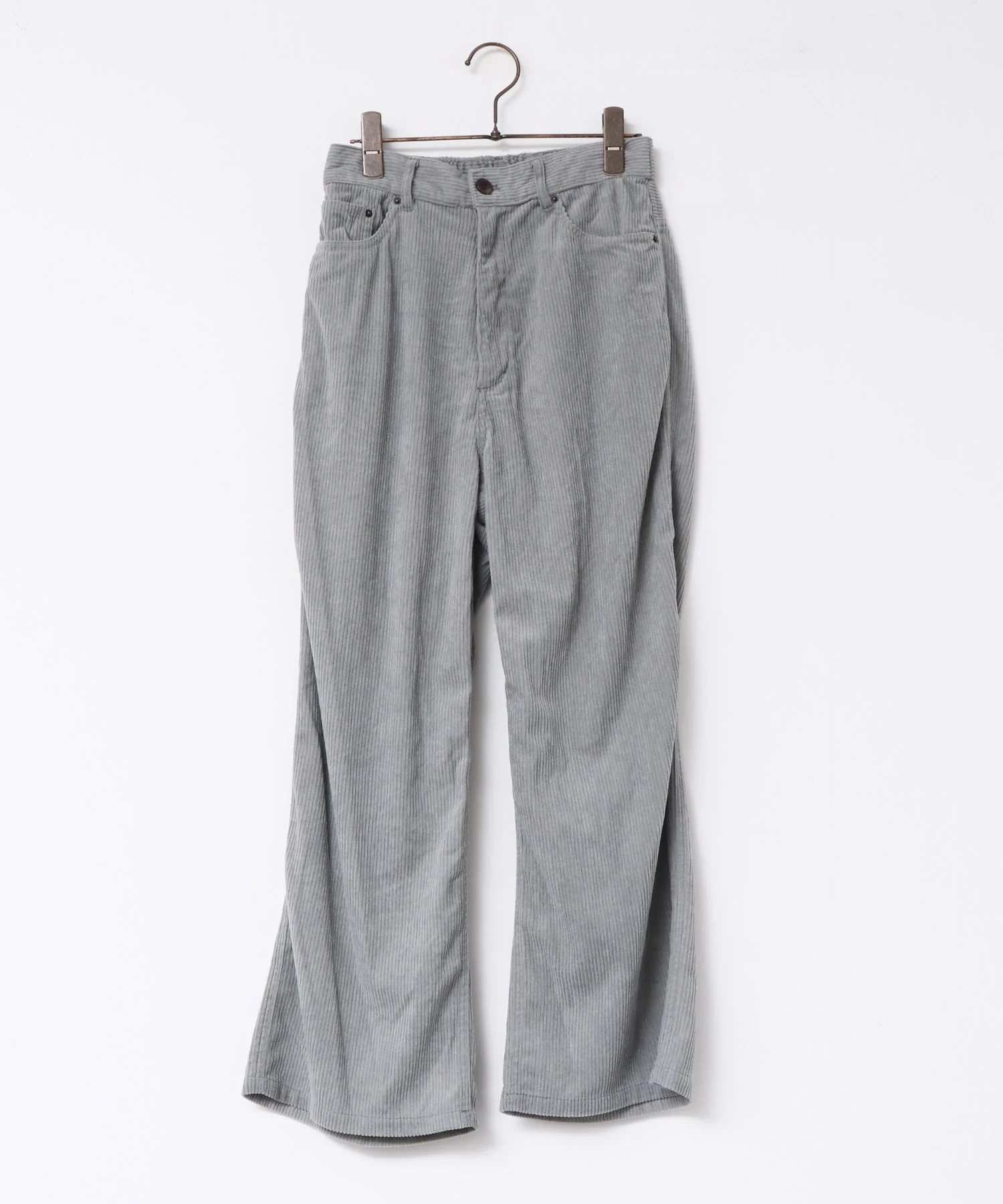 コーデュロイ ワイドストレートパンツ