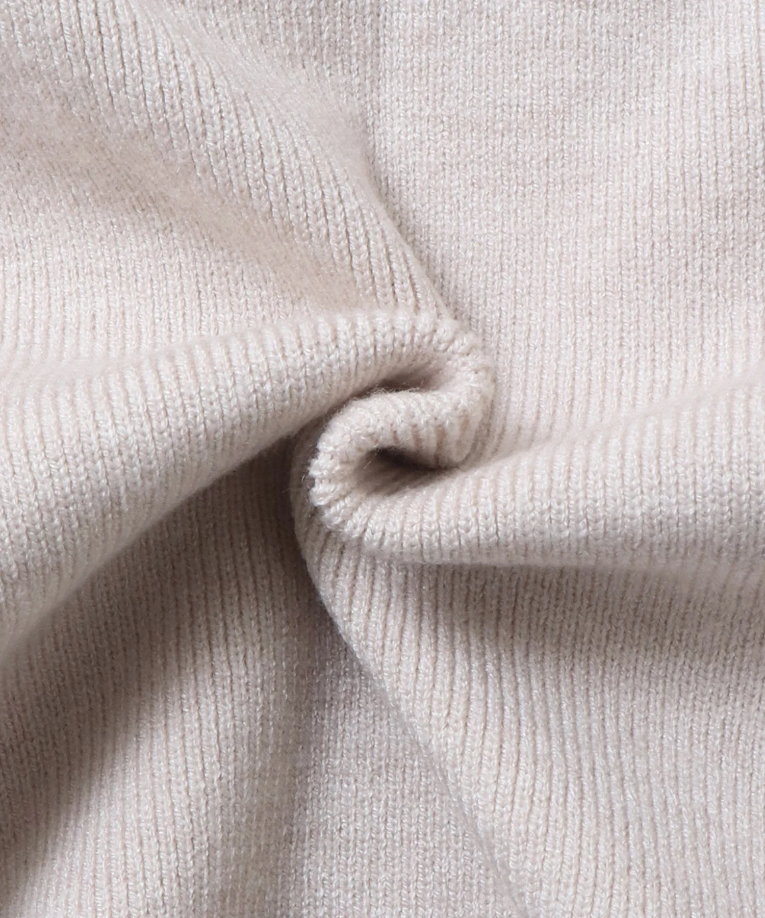 【静電気防止】やわもちヤーン Wジップポロニット