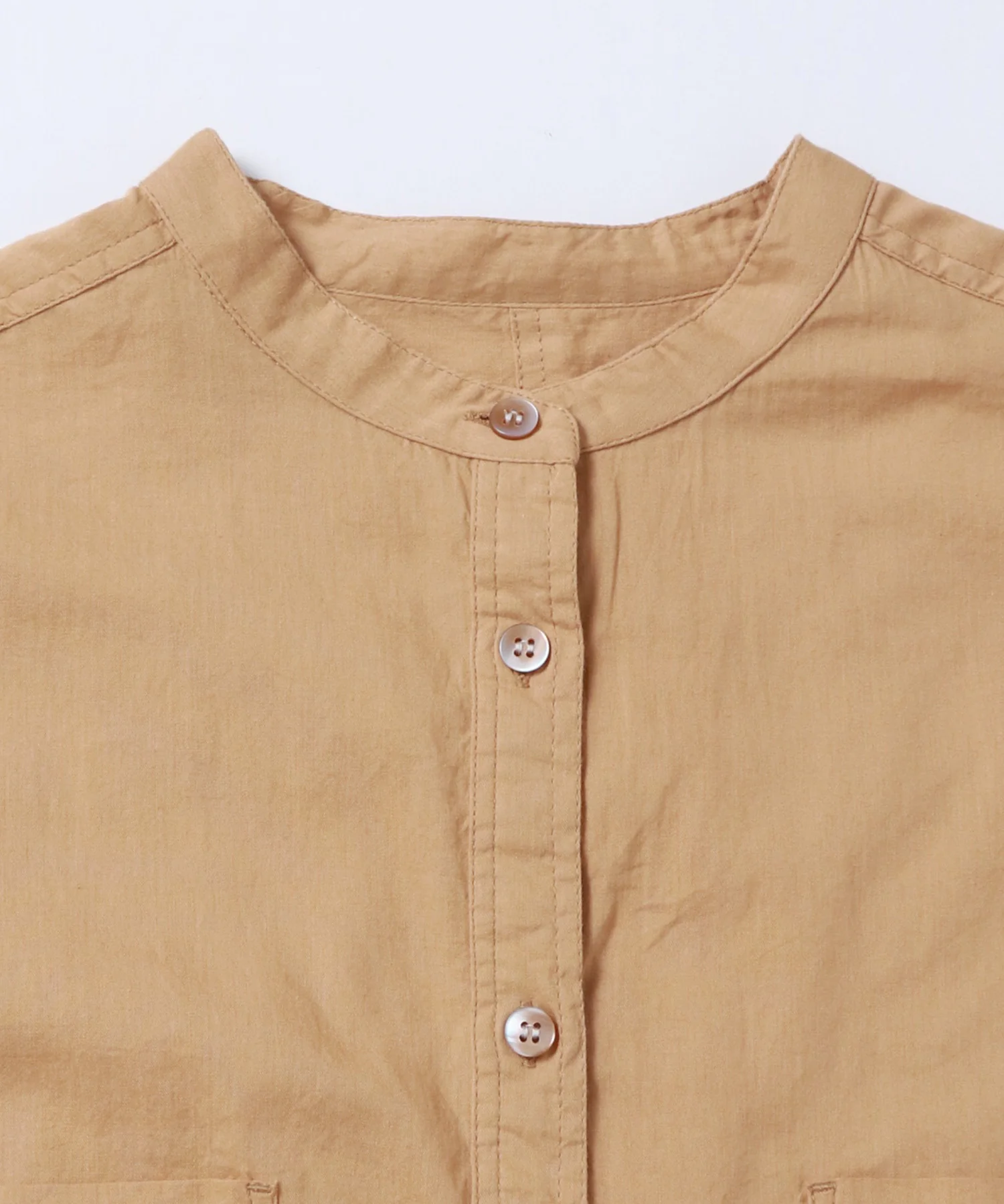 バンドカラーシャツ