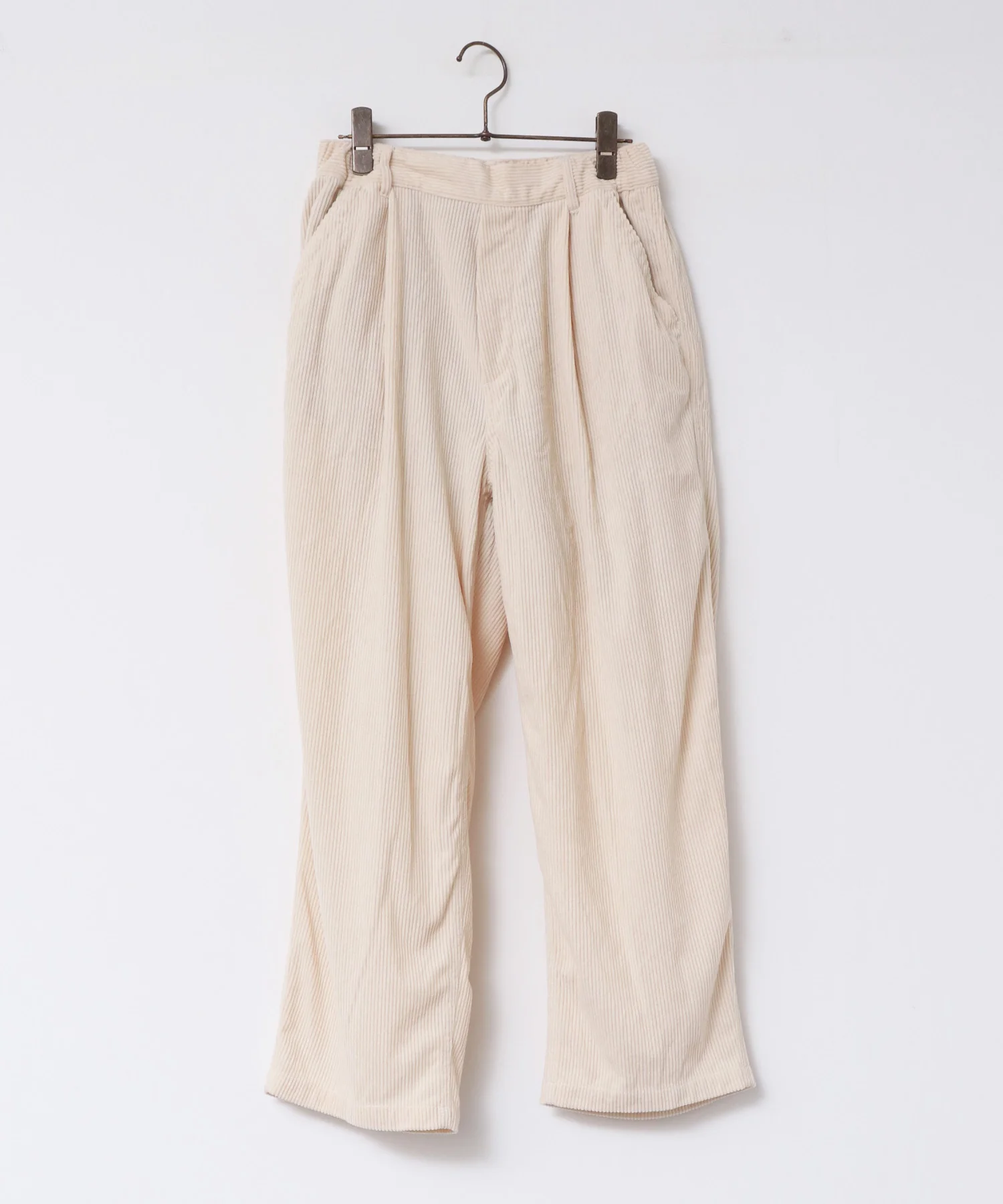 コーデュロイ コクーンパンツ