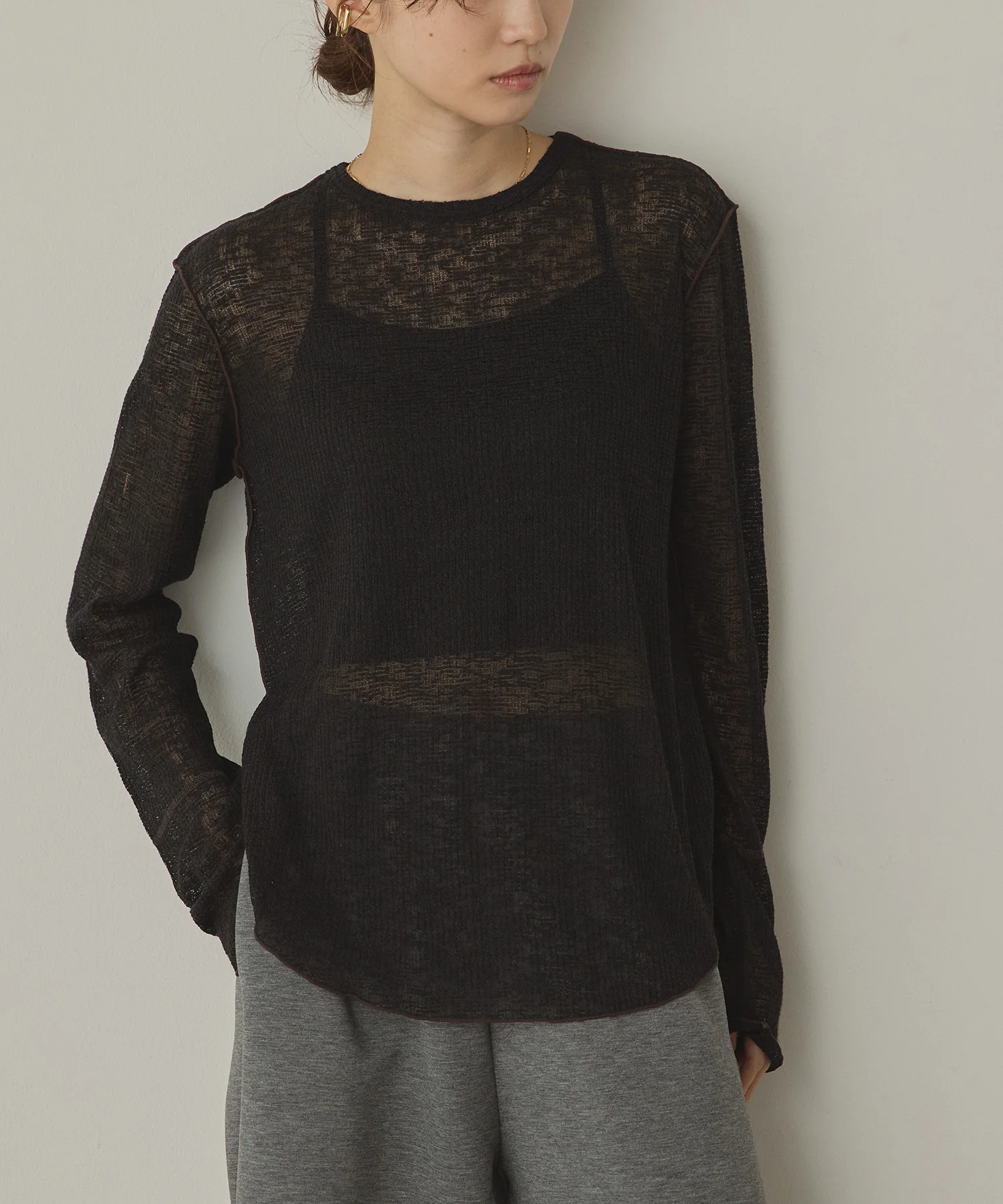 【新色追加】配色メロウ シアートップス