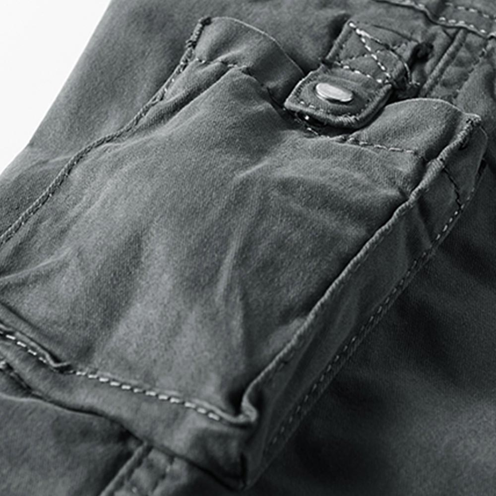 ミリタリー風　裾絞りパラトルーパーパンツ