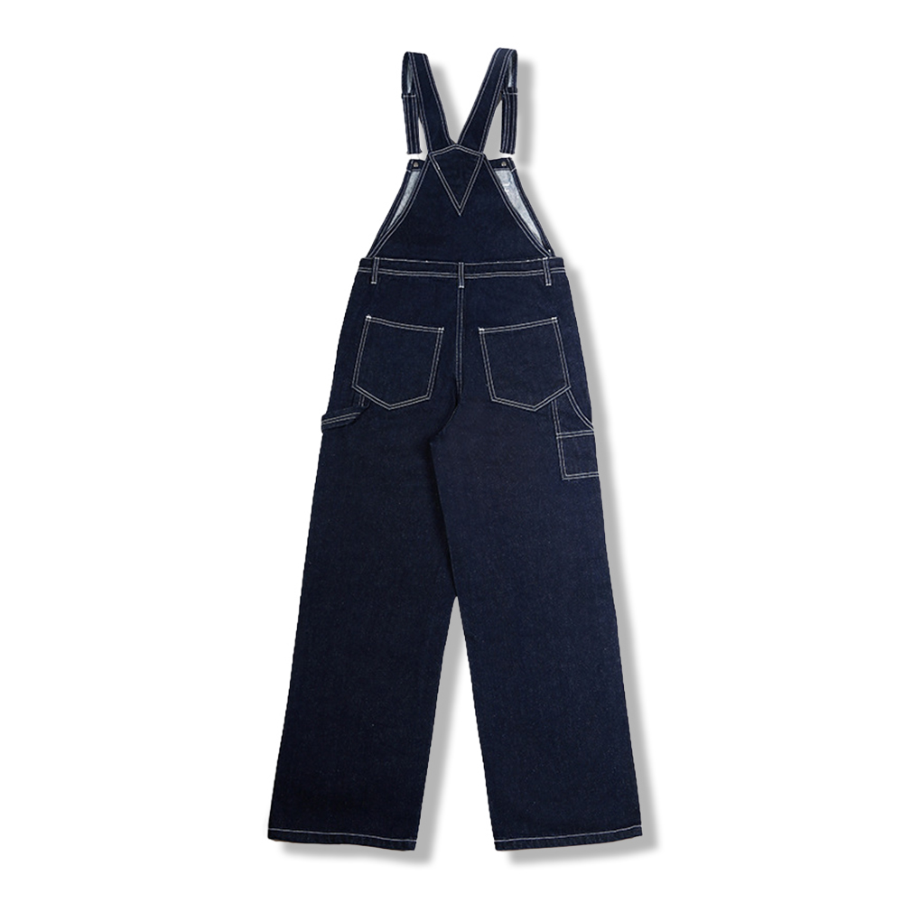 原色デニムオーバーオール