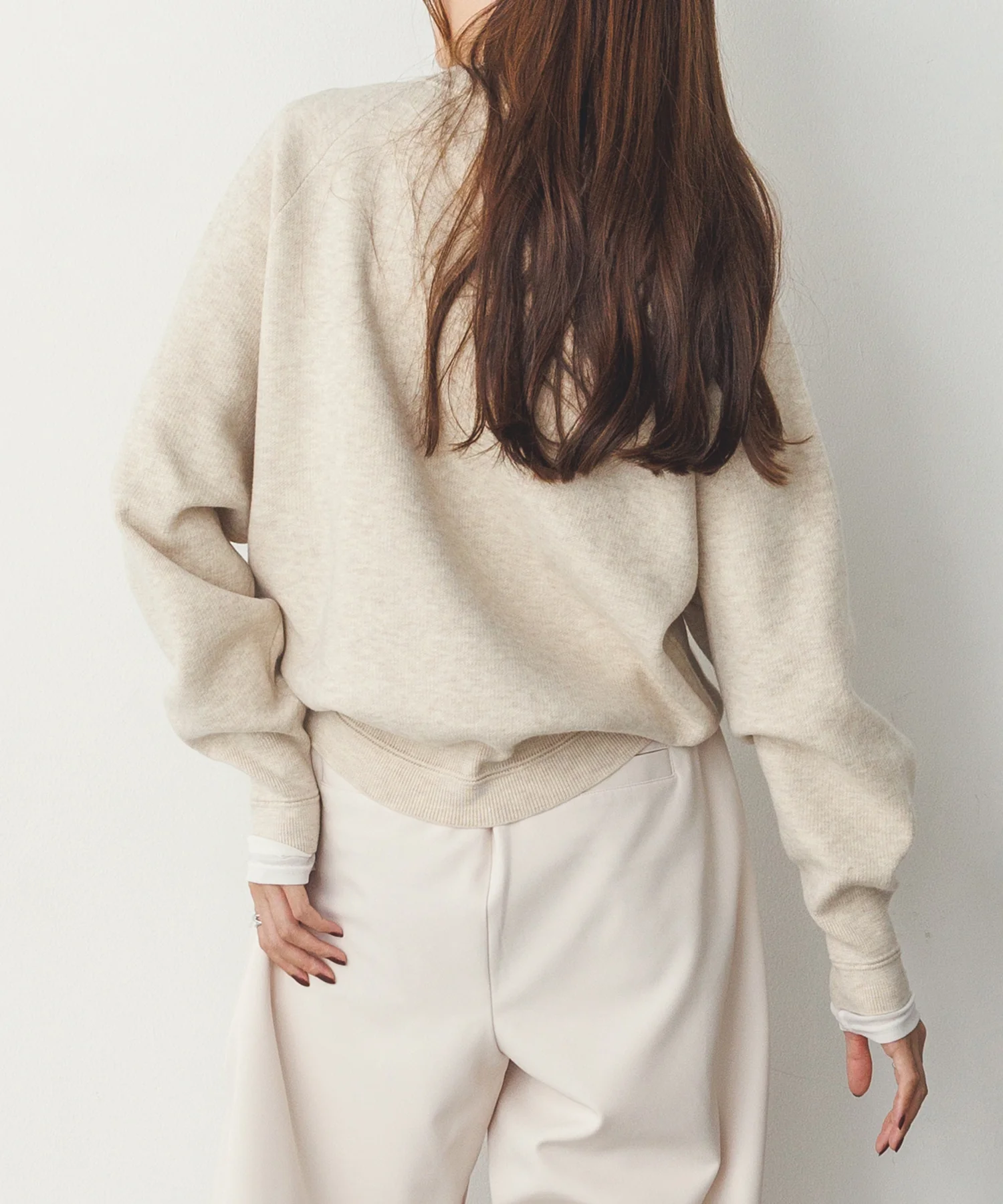 【WEB限定/別注】【新色追加】スウェットライクロゴニット