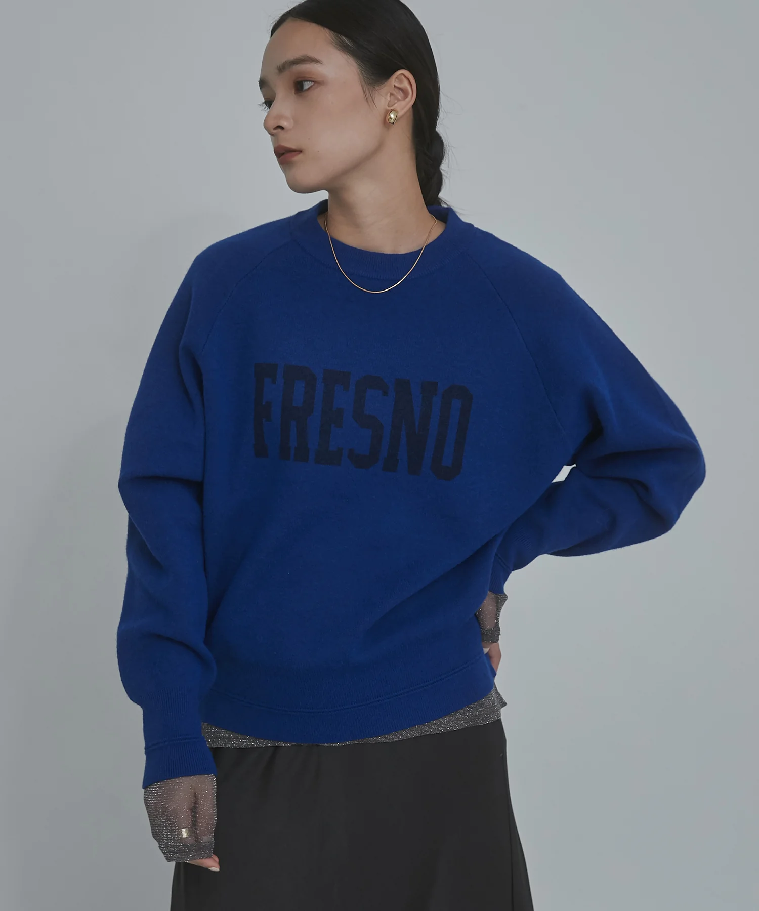 【WEB限定/別注】【新色追加】スウェットライクロゴニット