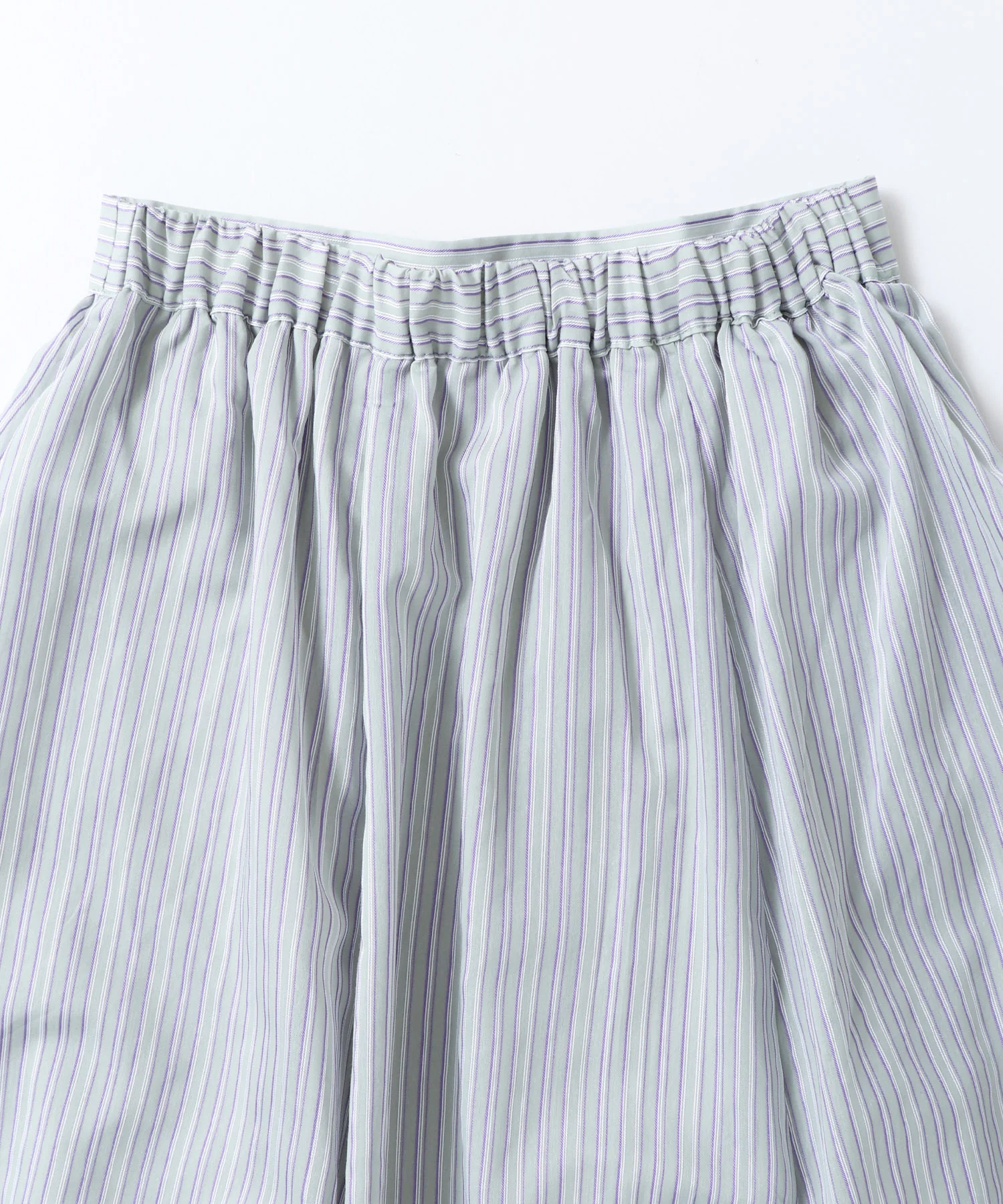 ドビーストライプ シアーフレアスカート