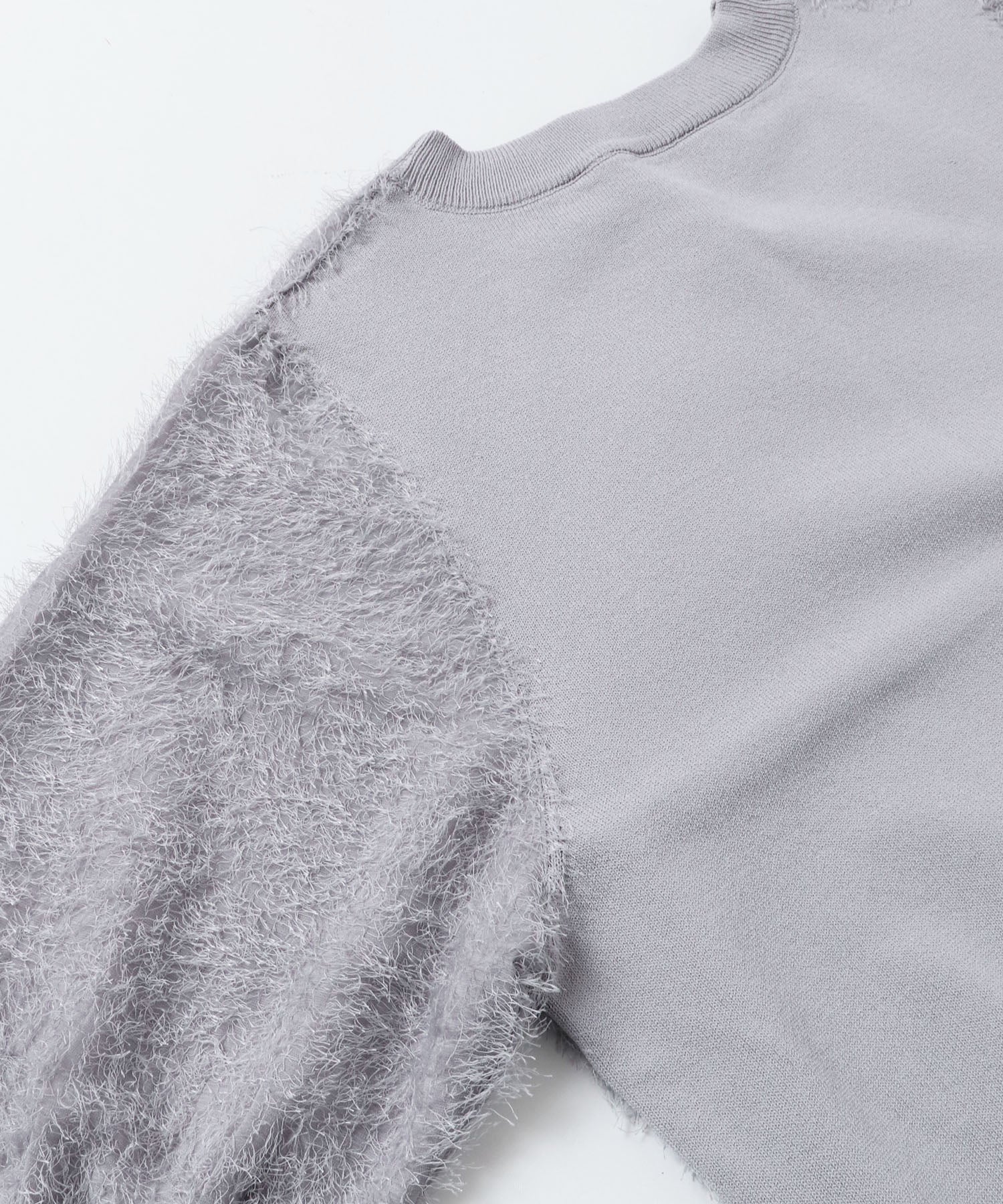 シアージャガード ハーフスリーブニット