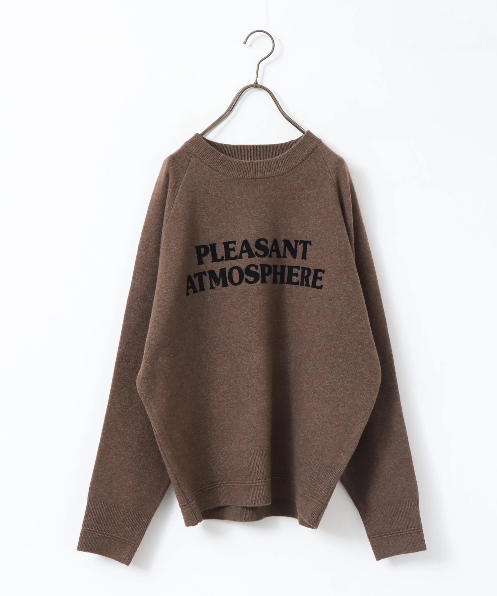 【WEB限定/別注】【新色追加】スウェットライクロゴニット