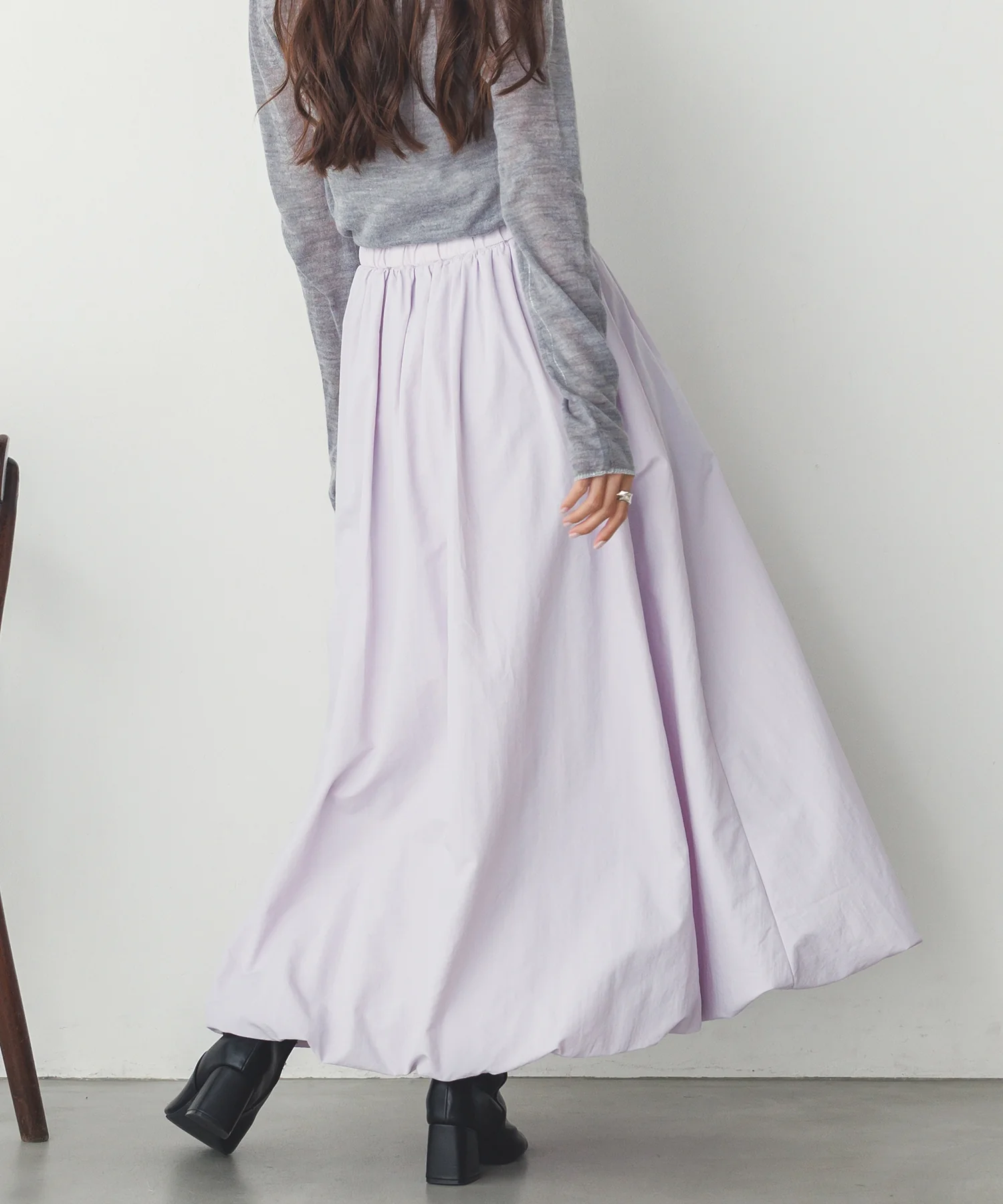 ナイロン バルーンスカート