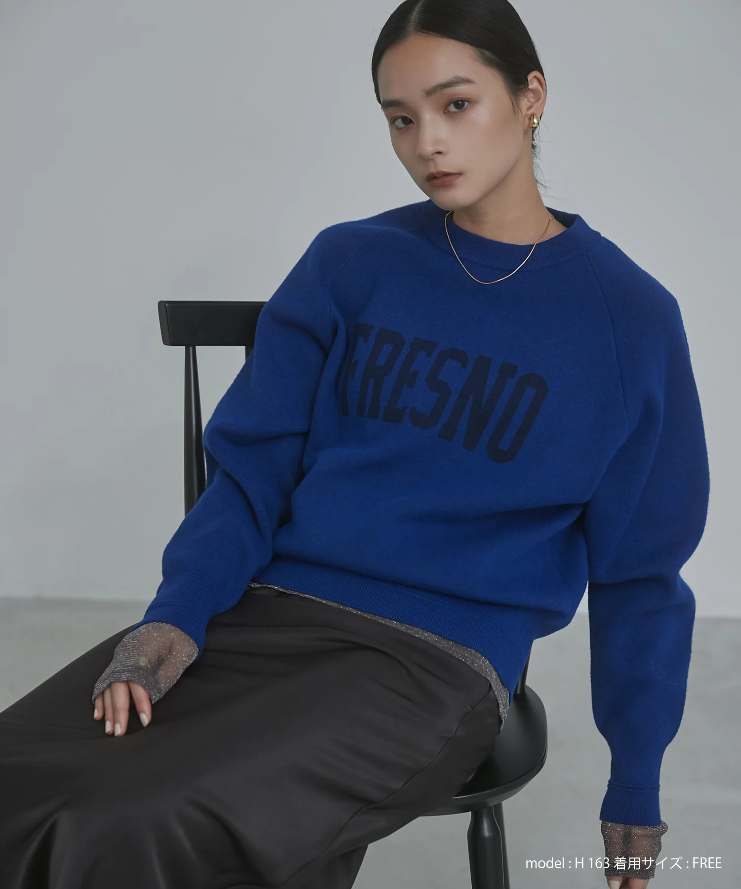 【WEB限定/別注】【新色追加】スウェットライクロゴニット