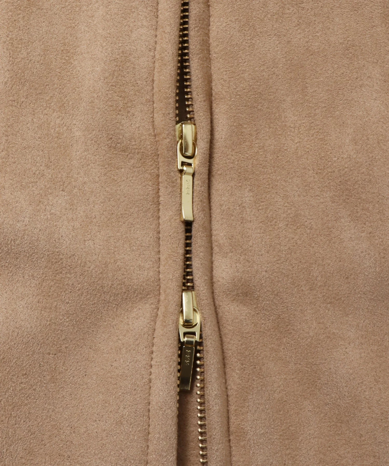 フェイクスウェード Wジップオーバーブルゾン