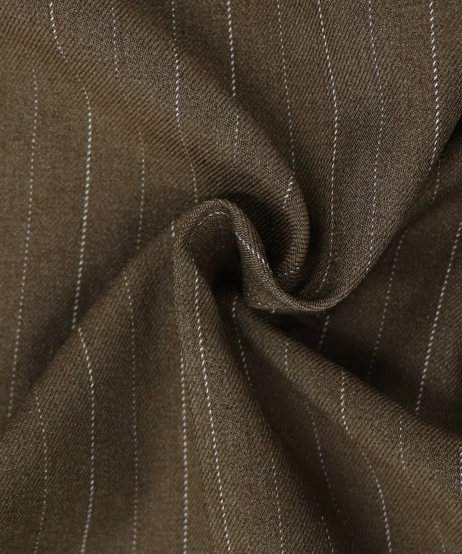 ツイルストライプ タックワイドパンツ