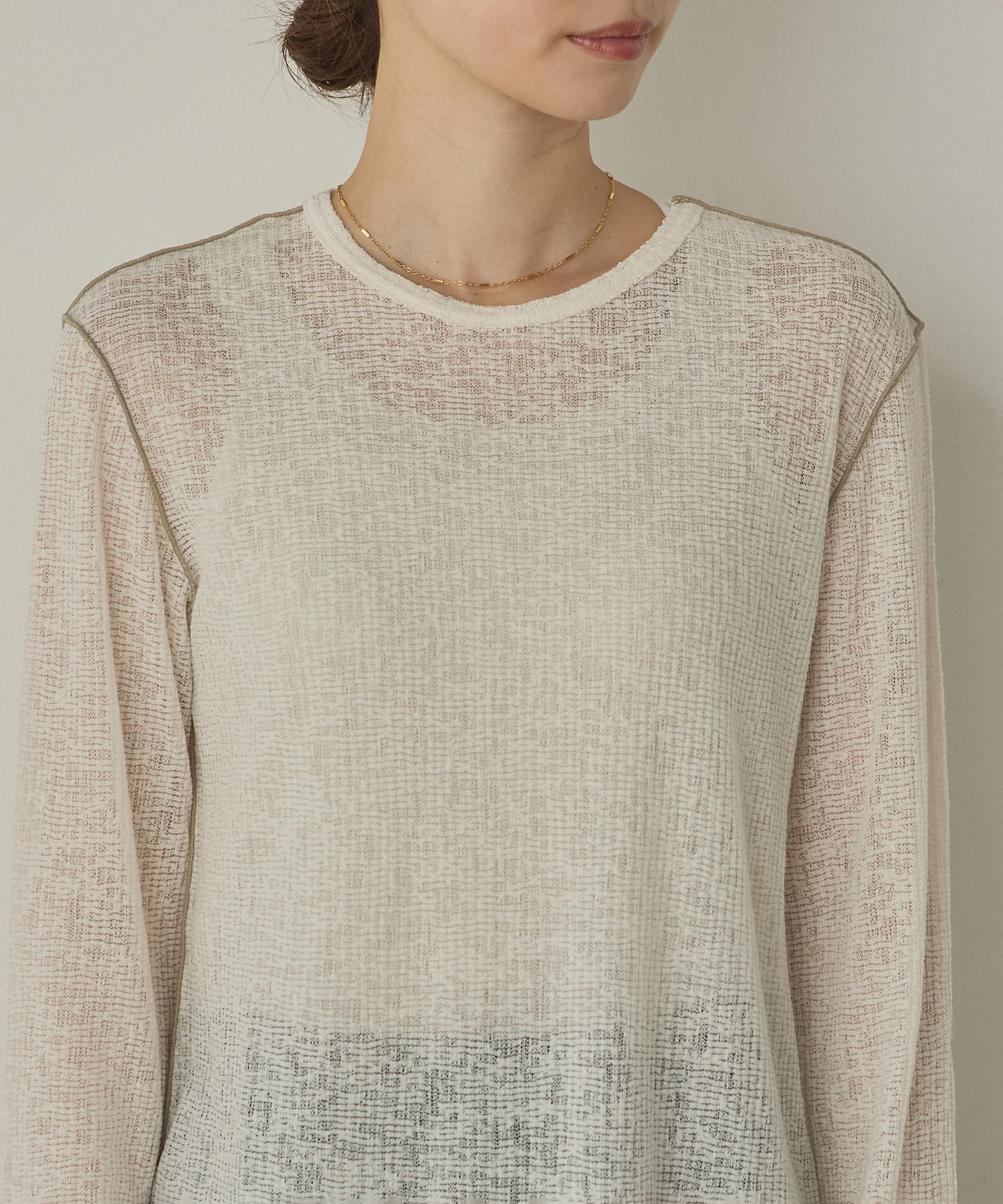 【新色追加】配色メロウ シアートップス