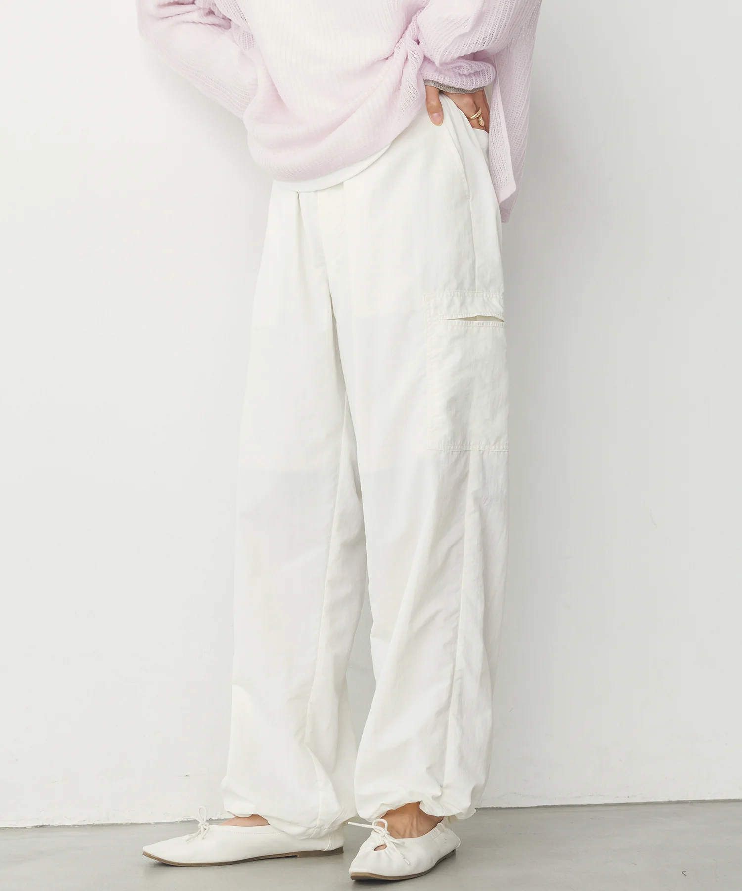 ナイロン カーゴパンツ