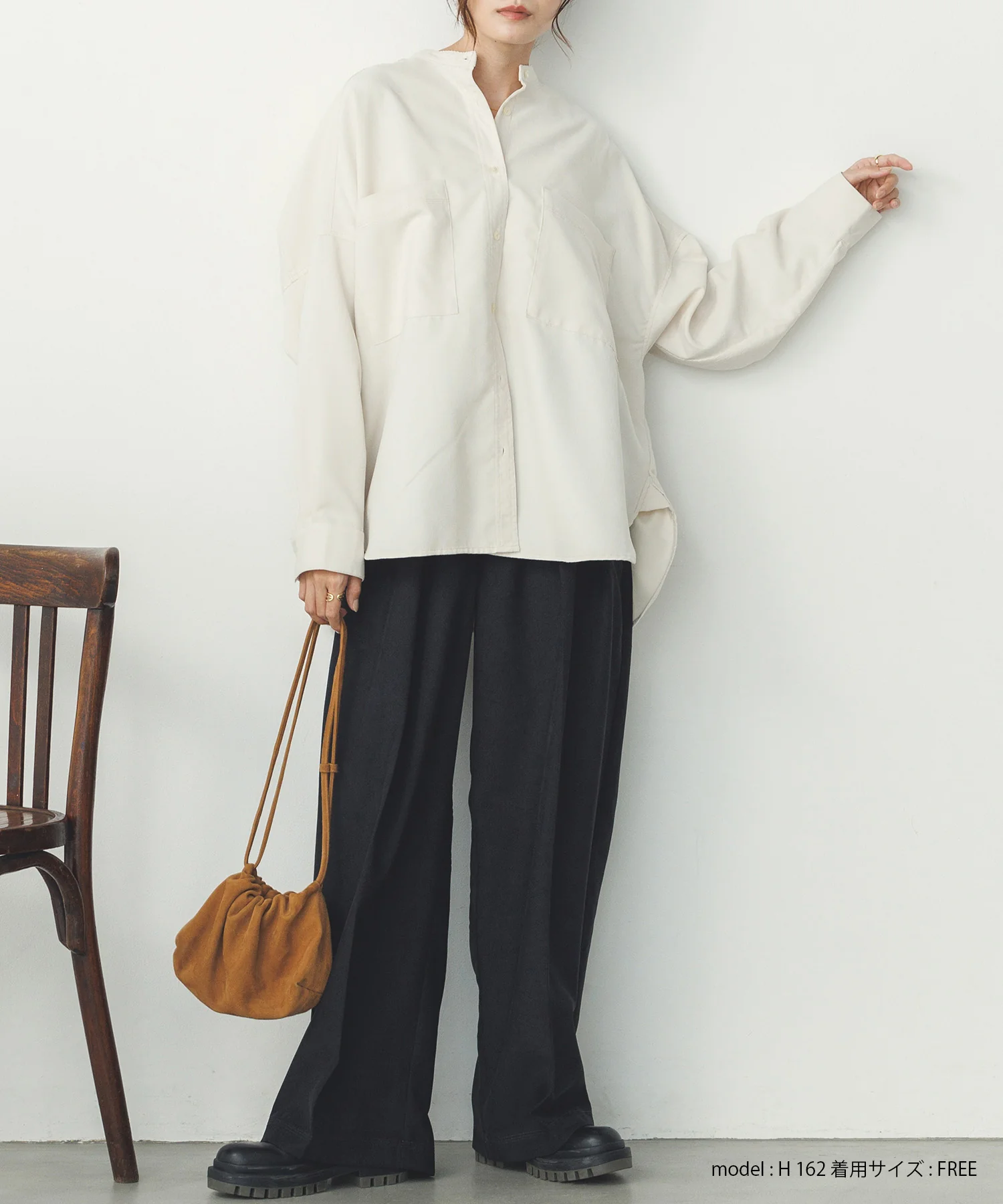 細コール 2タックパンツ