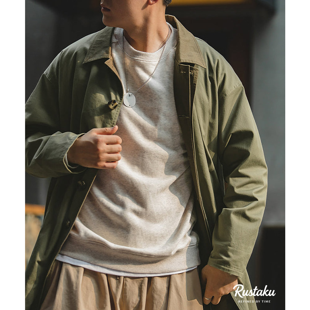 配色バルマカーンコート