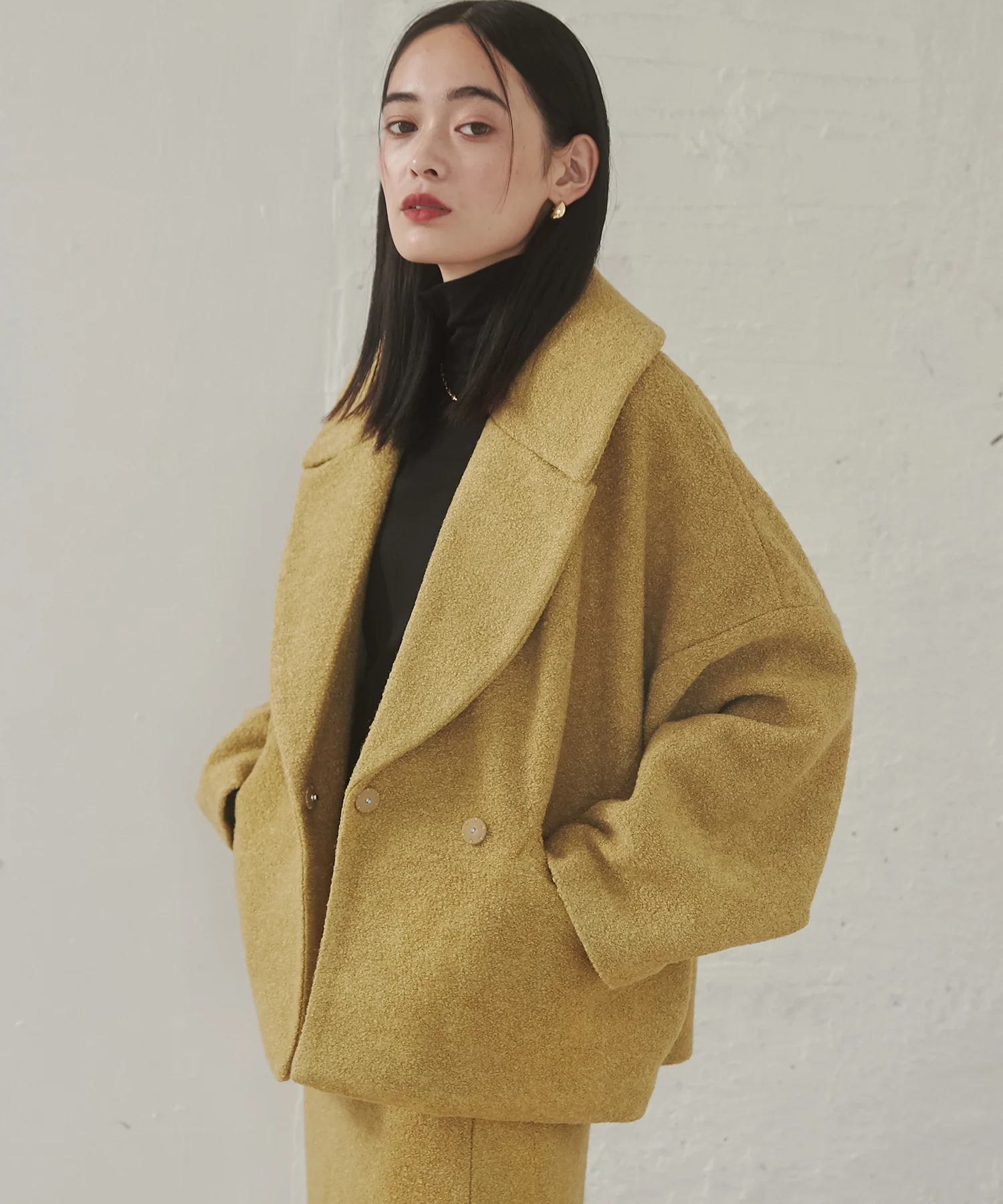 ミニブークレ オーバージャケット