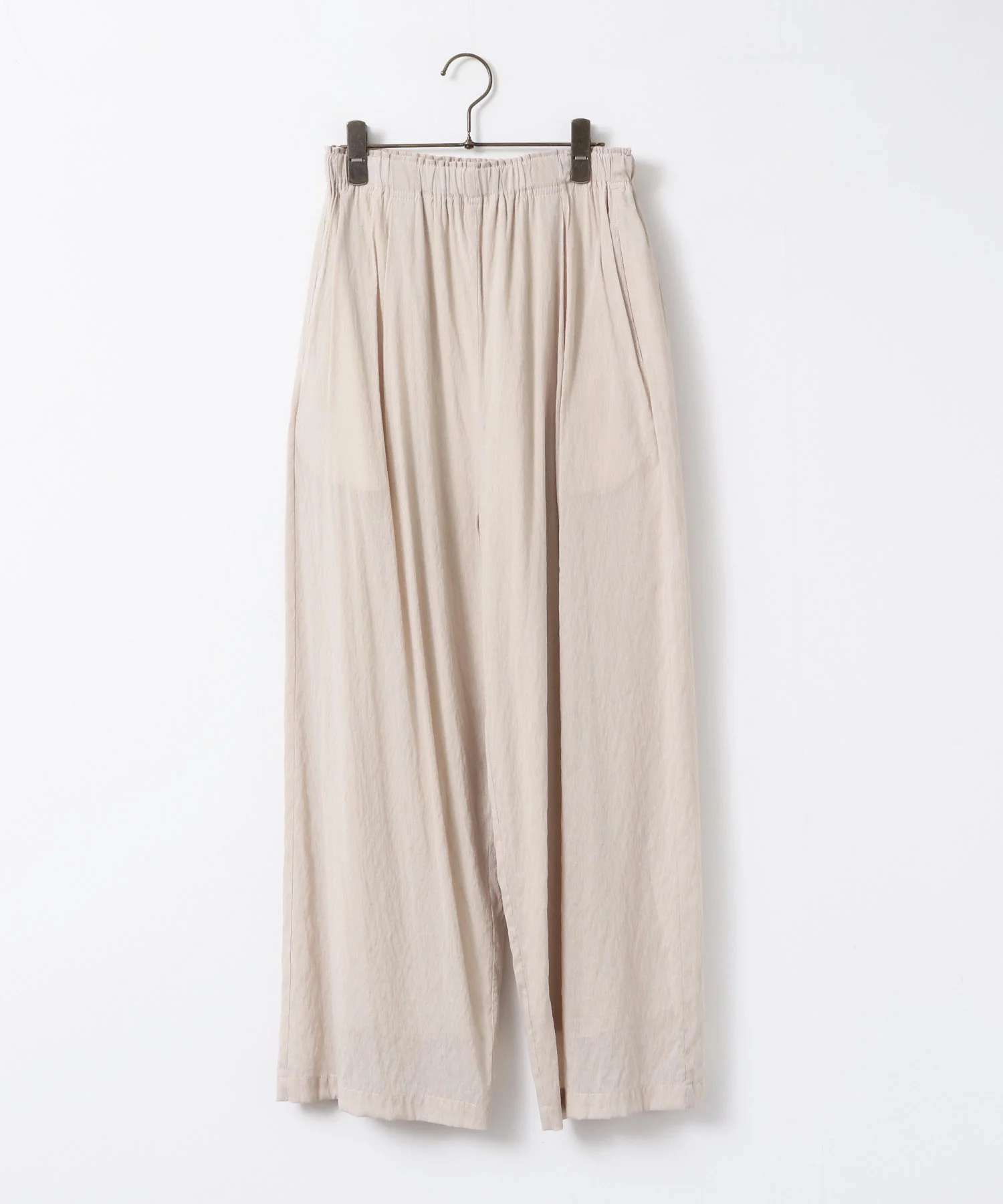 シアー ストレートパンツ