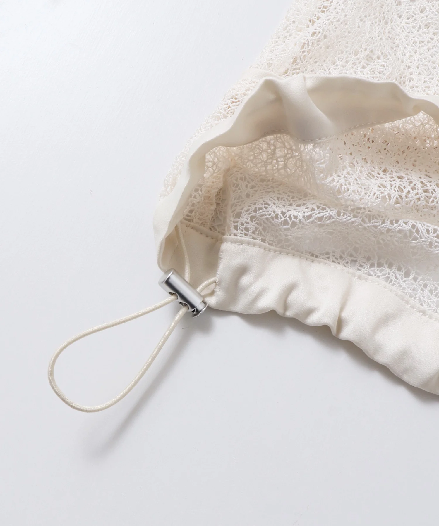 ダブルジップレースブルゾン