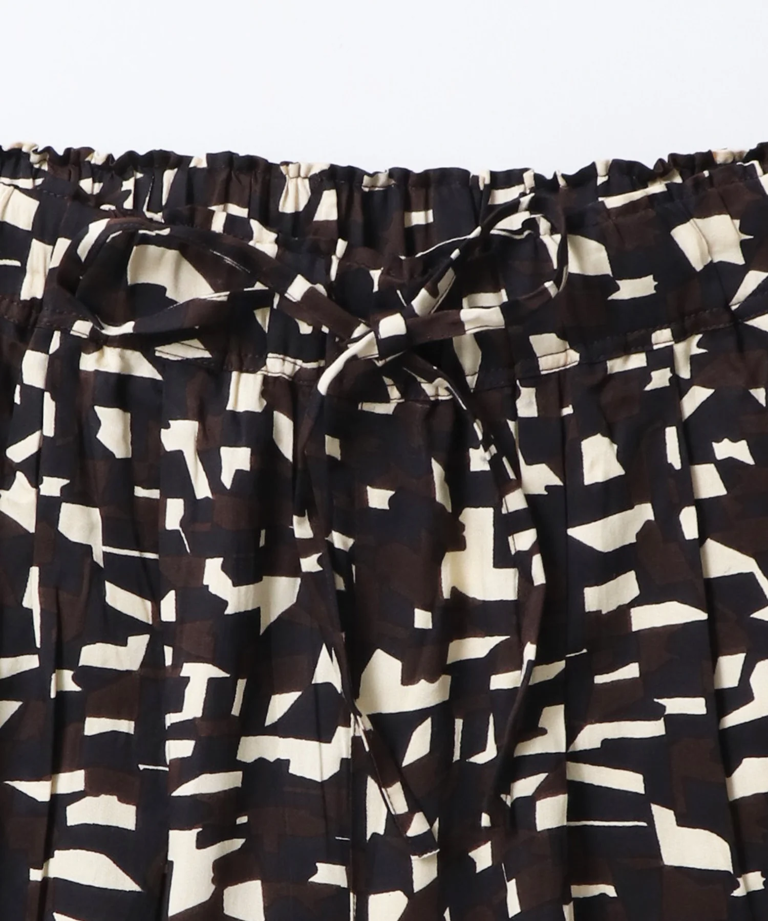 ジオメトリックプリント イージーパンツ