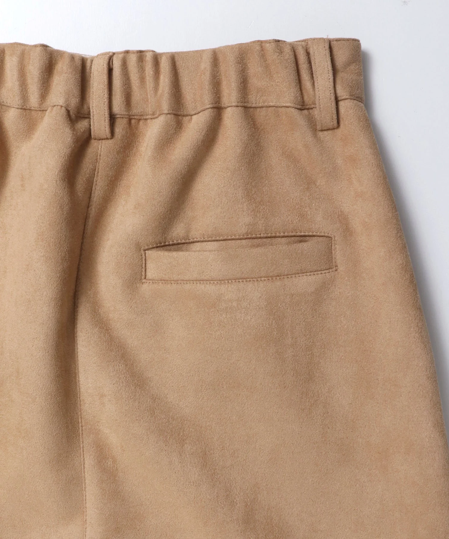 フェイクスウェード ロングスカート