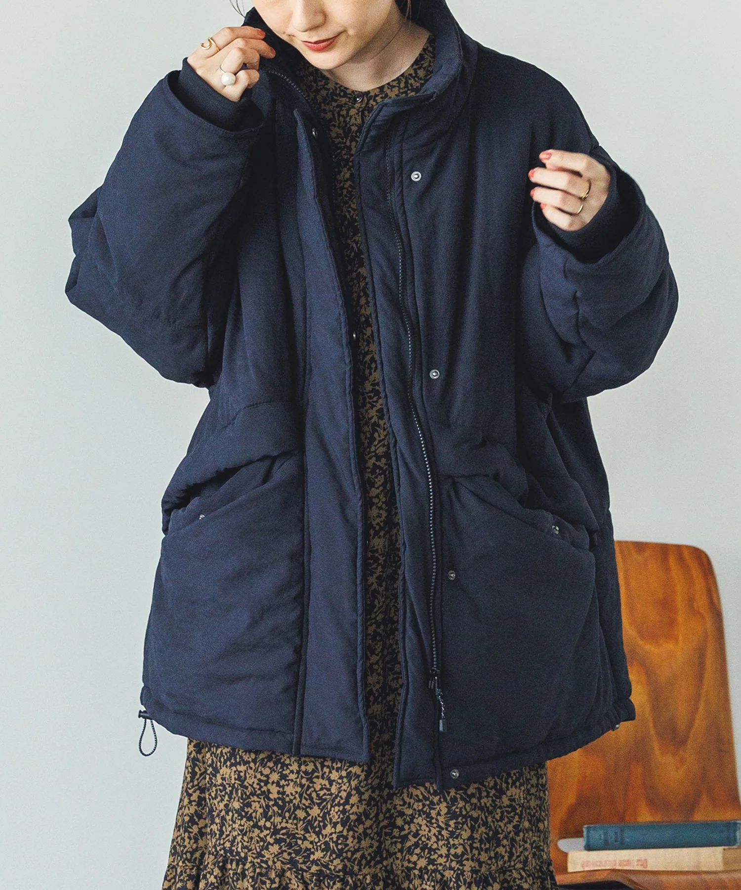 袖取り外しモッズコート