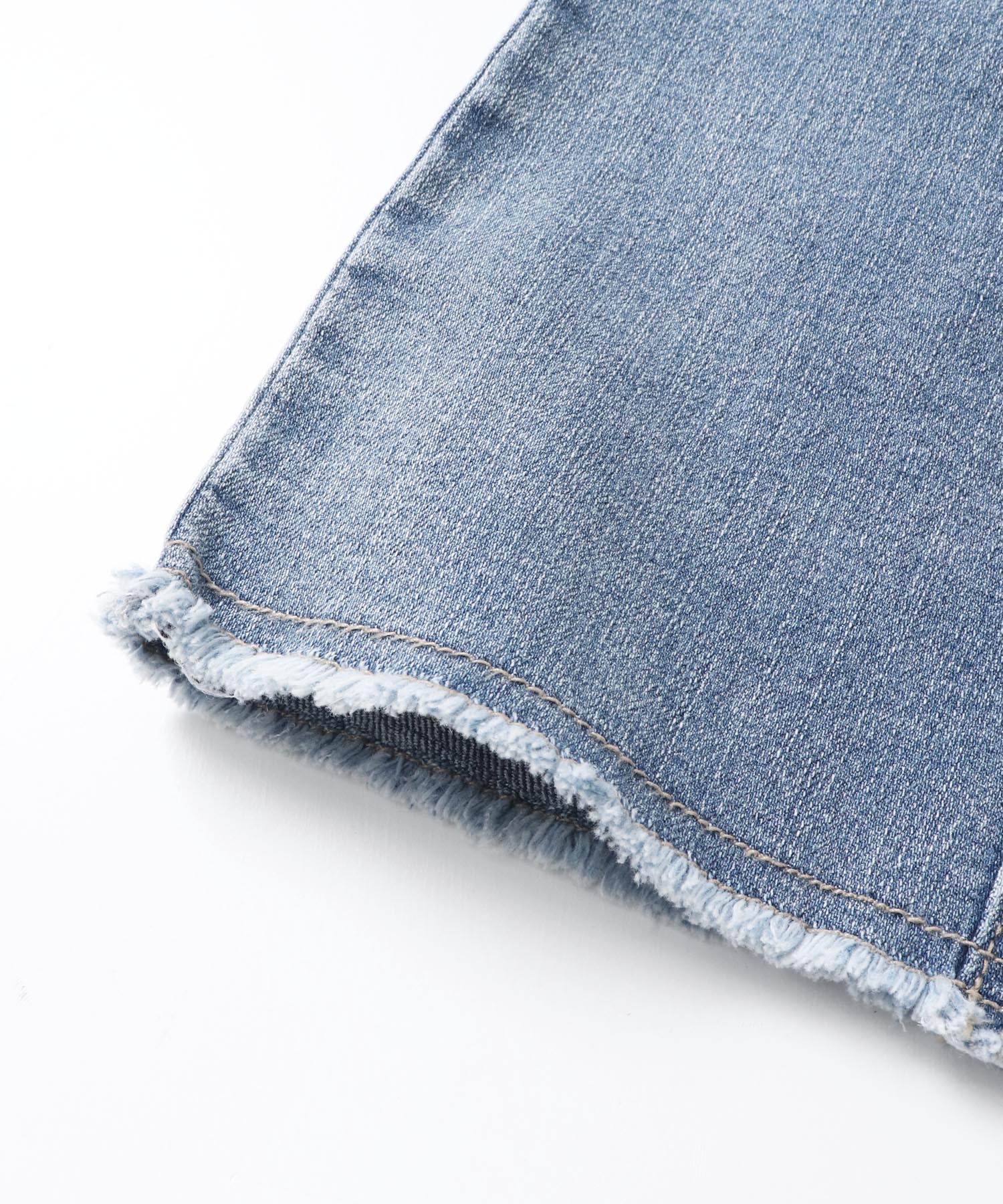 ツイル/デニム ワイドパンツ