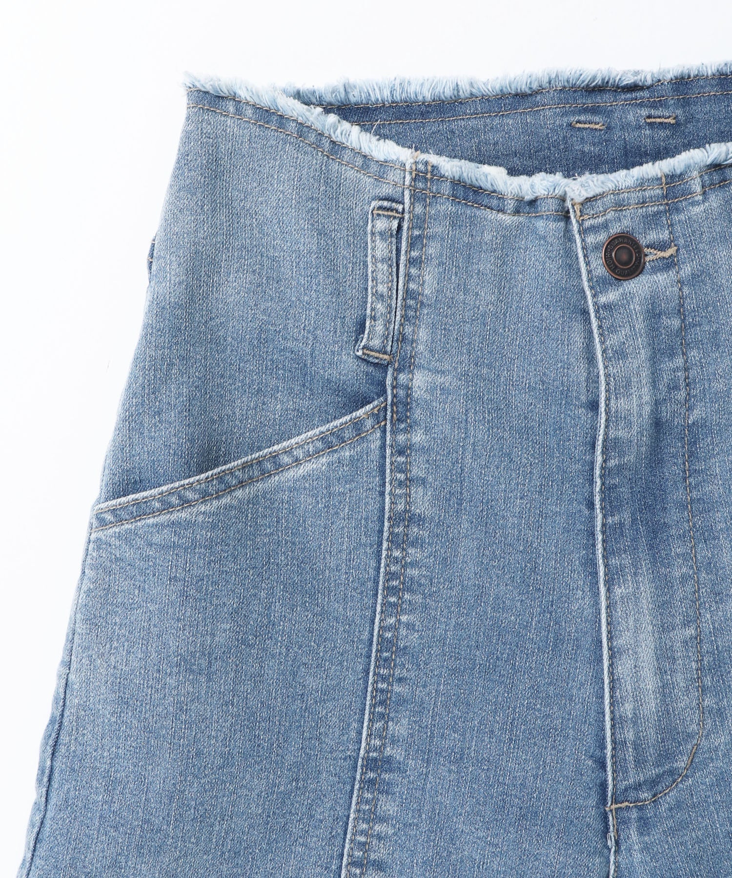 ツイル/デニム ワイドパンツ