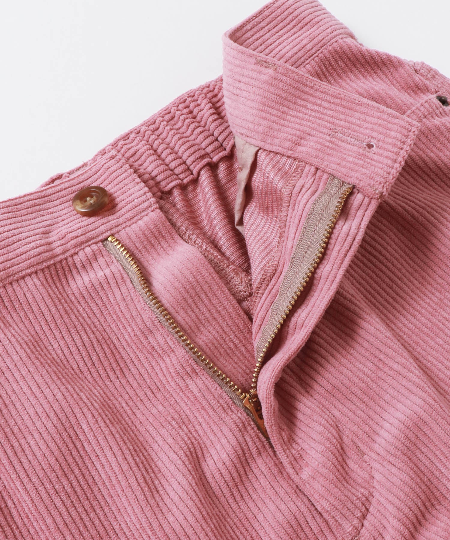 コーデュロイ ワイドストレートパンツ