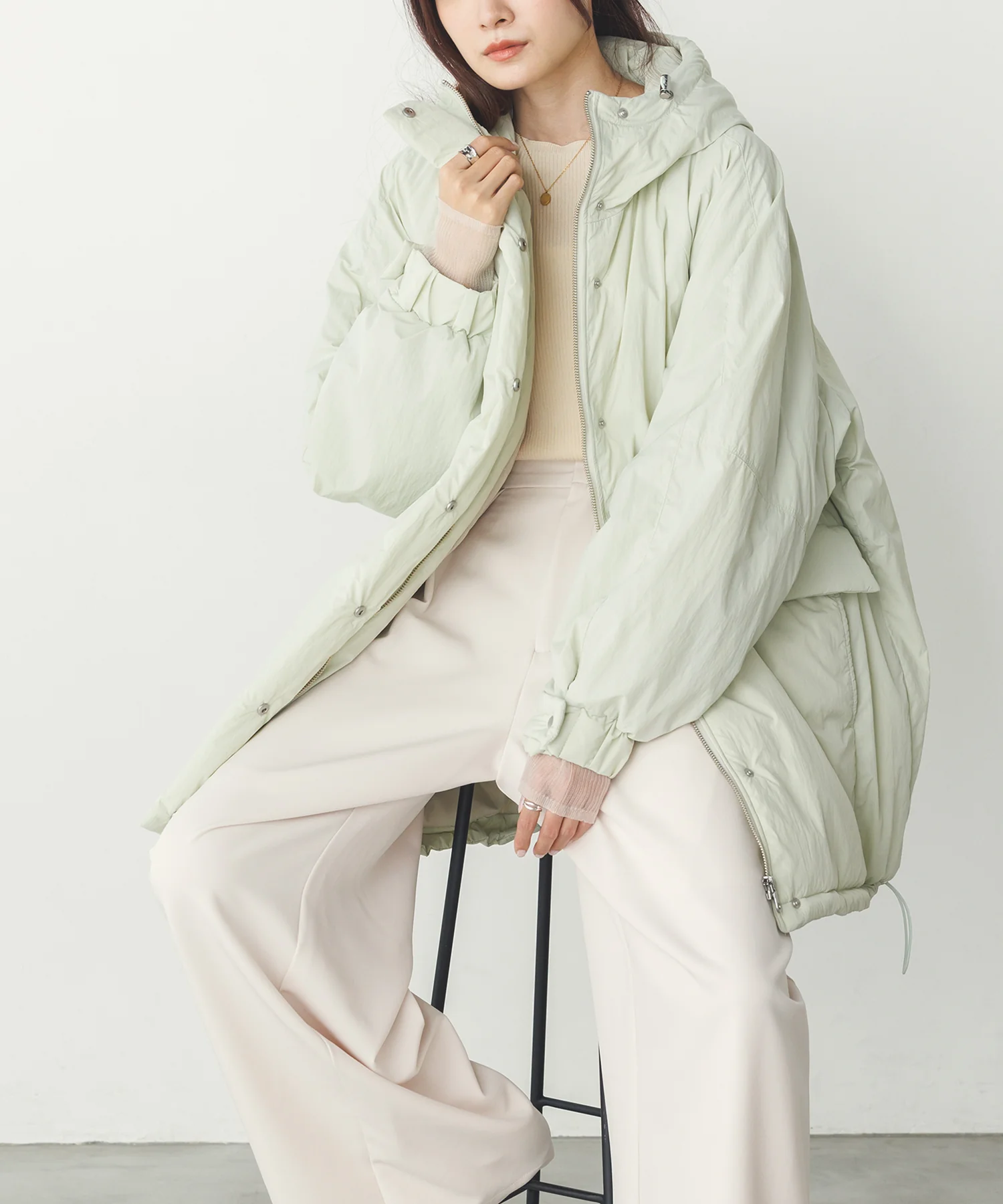 中綿ミディアム フードコート