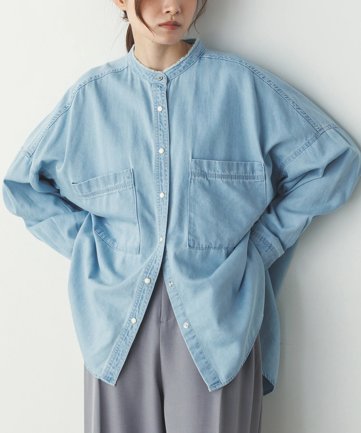 【新色追加】デニムオーバーシャツ