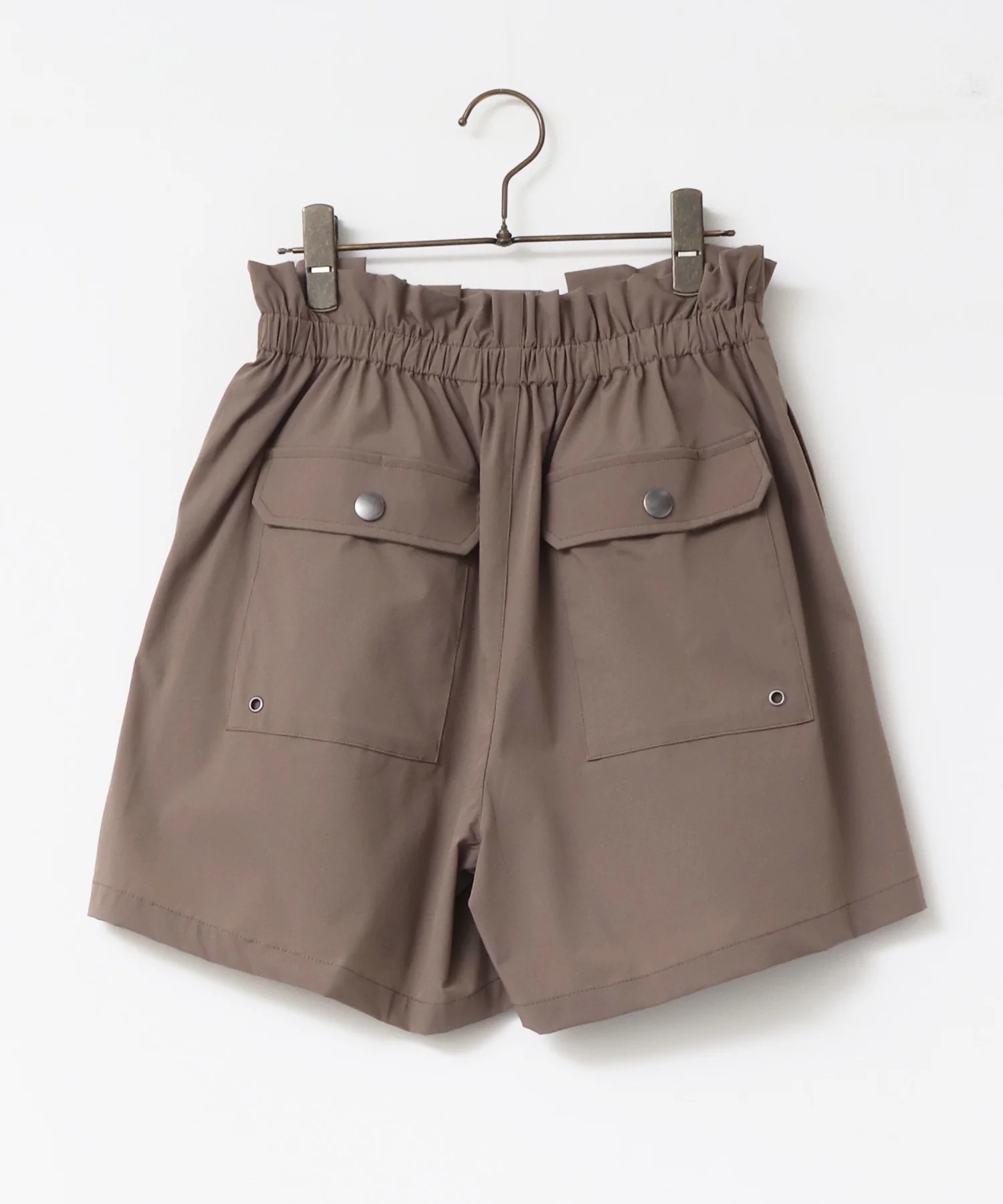 【接触冷感】フリルギャザー ショートパンツ