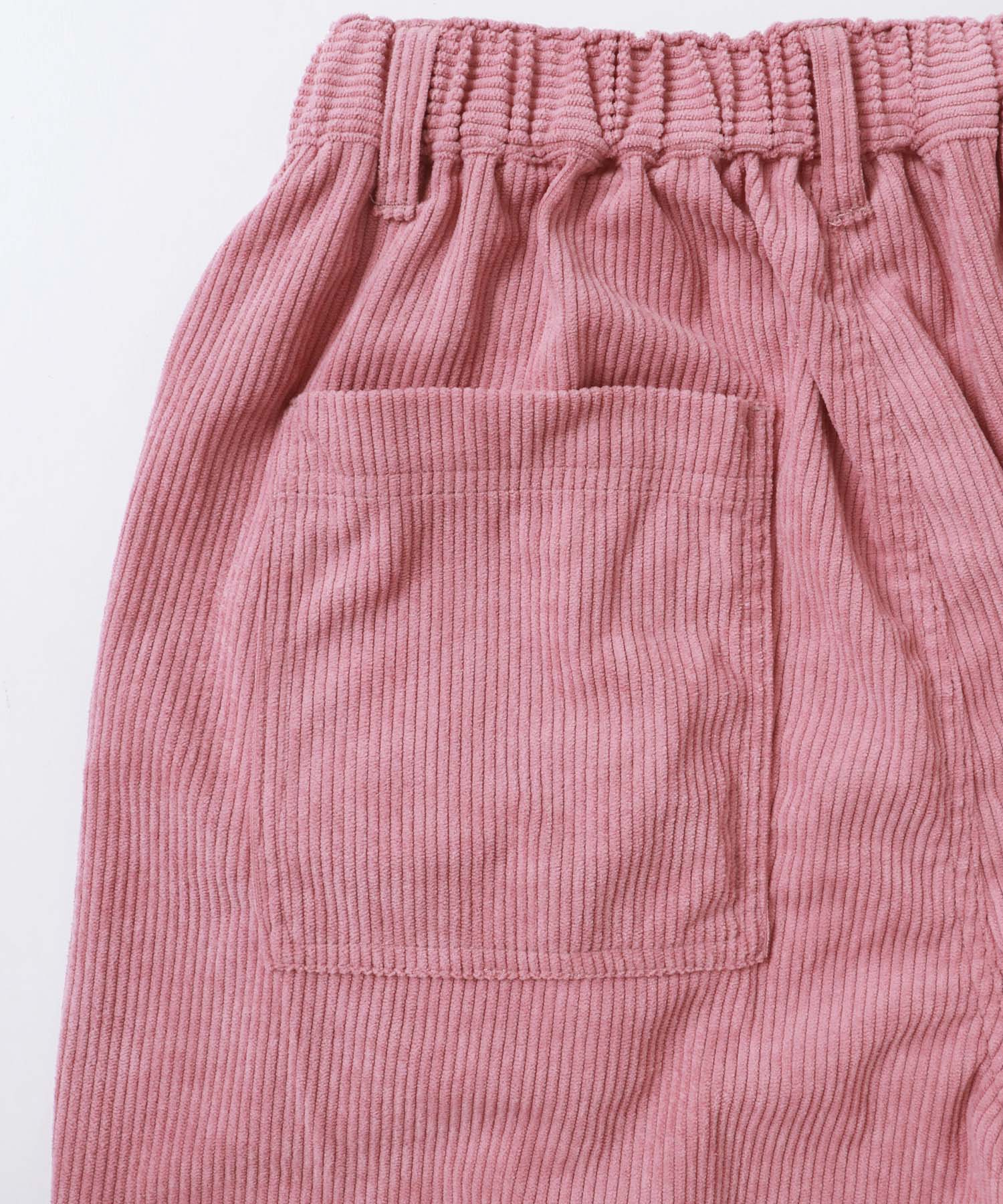 コーデュロイ コクーンパンツ