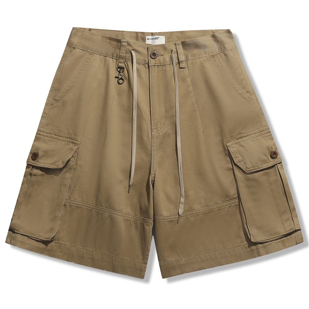 アメカジミリタリー風ショートワークパンツ